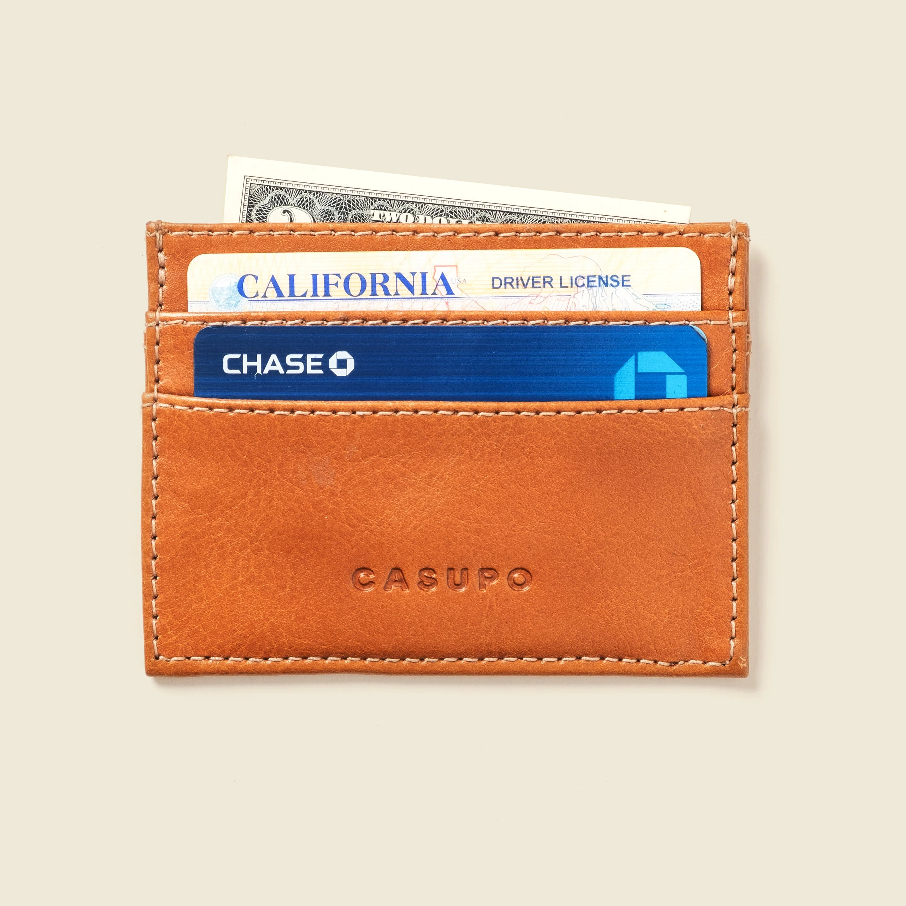 Slim Card Holder Wallet - Natural - Image 4