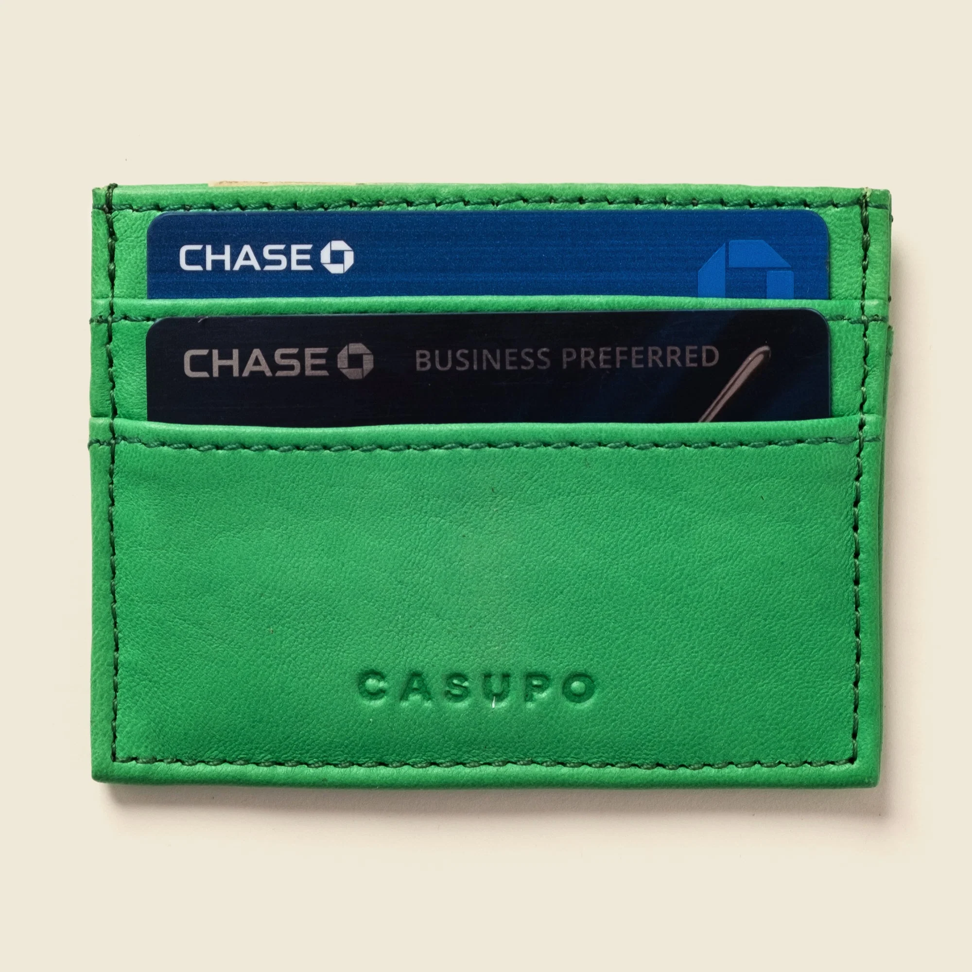 Slim Card Holder Wallet With RFID Protection - Green - Image 3