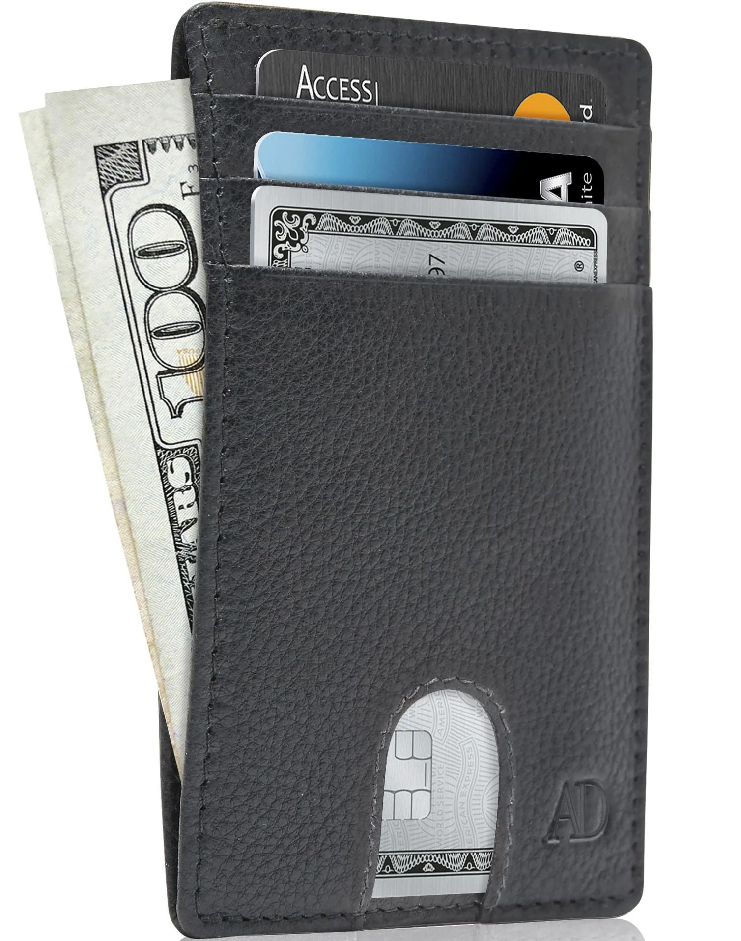 Slim RFID Leather Cardholder - Image 16