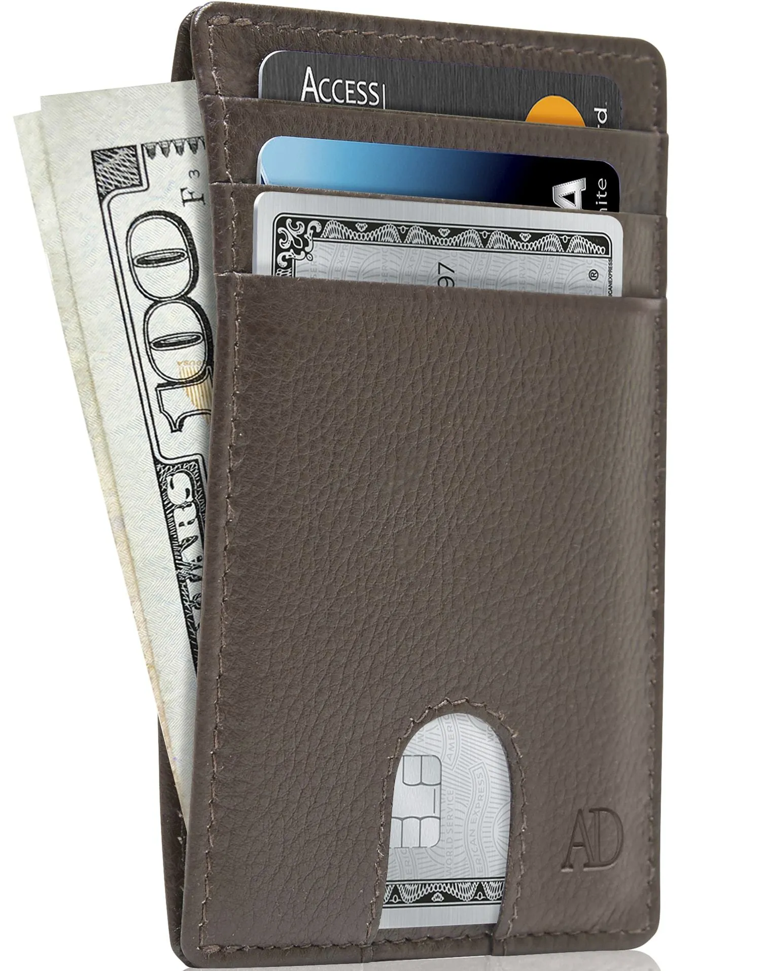 Slim RFID Leather Cardholder - Image 31