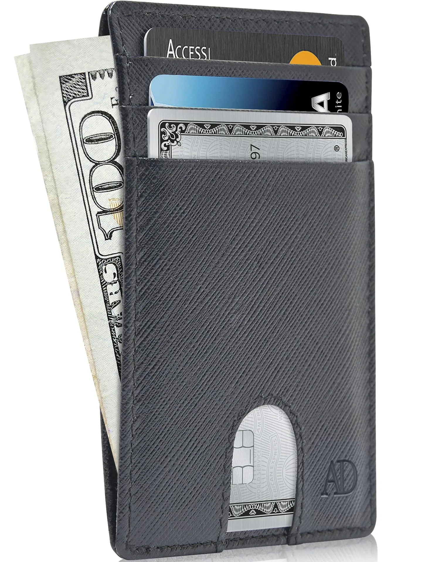Slim RFID Leather Cardholder - Image 39