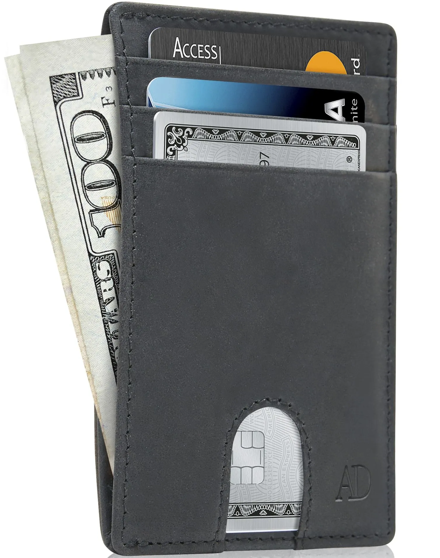 Slim RFID Leather Cardholder - Image 42
