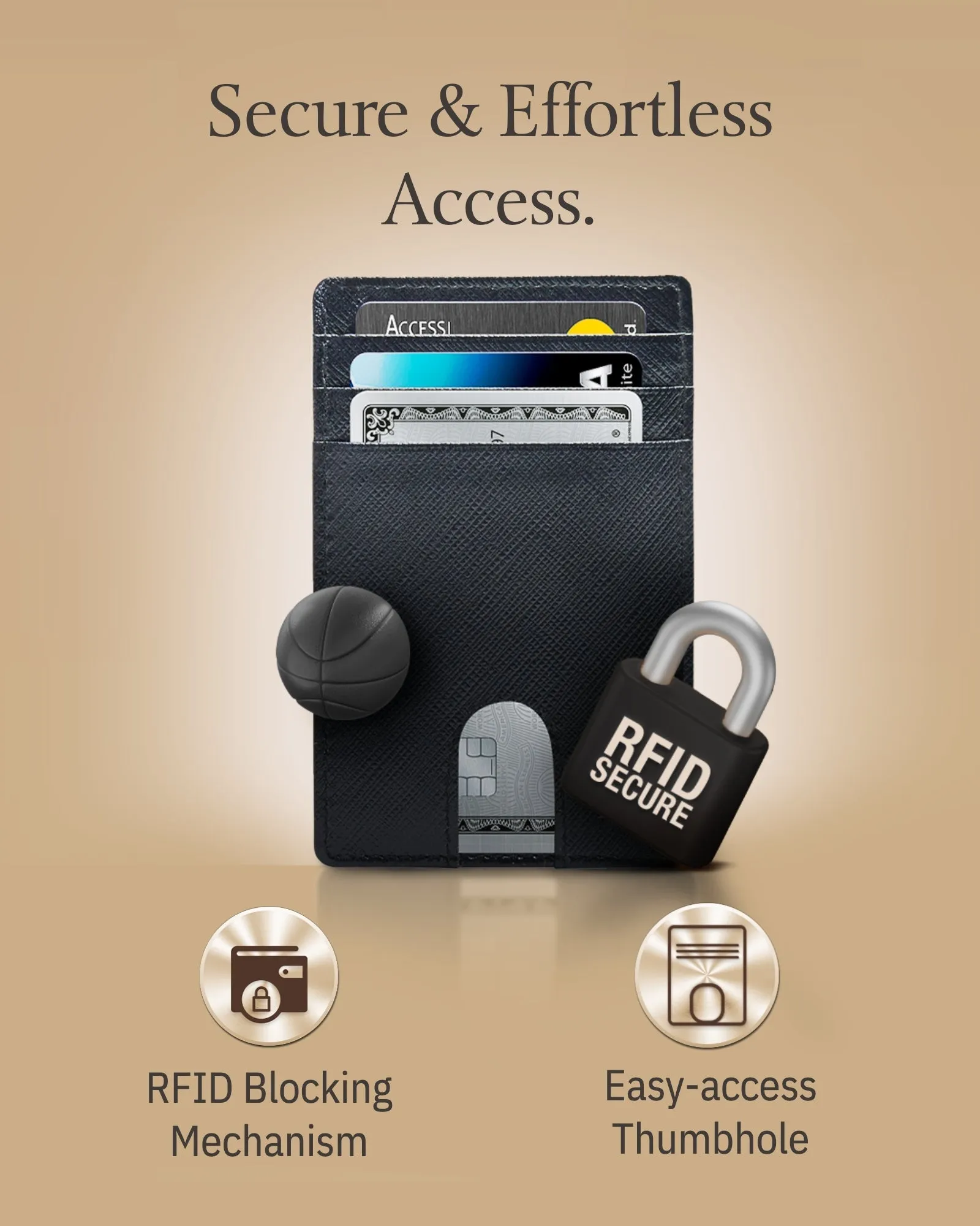 Slim RFID Leather Cardholder - Image 46