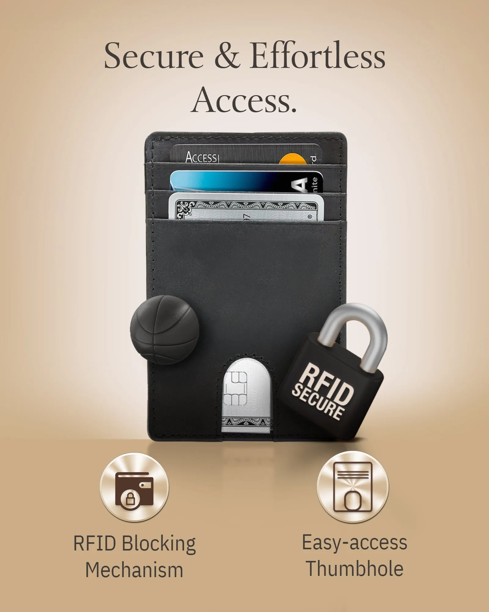 Slim RFID Leather Cardholder - Image 50