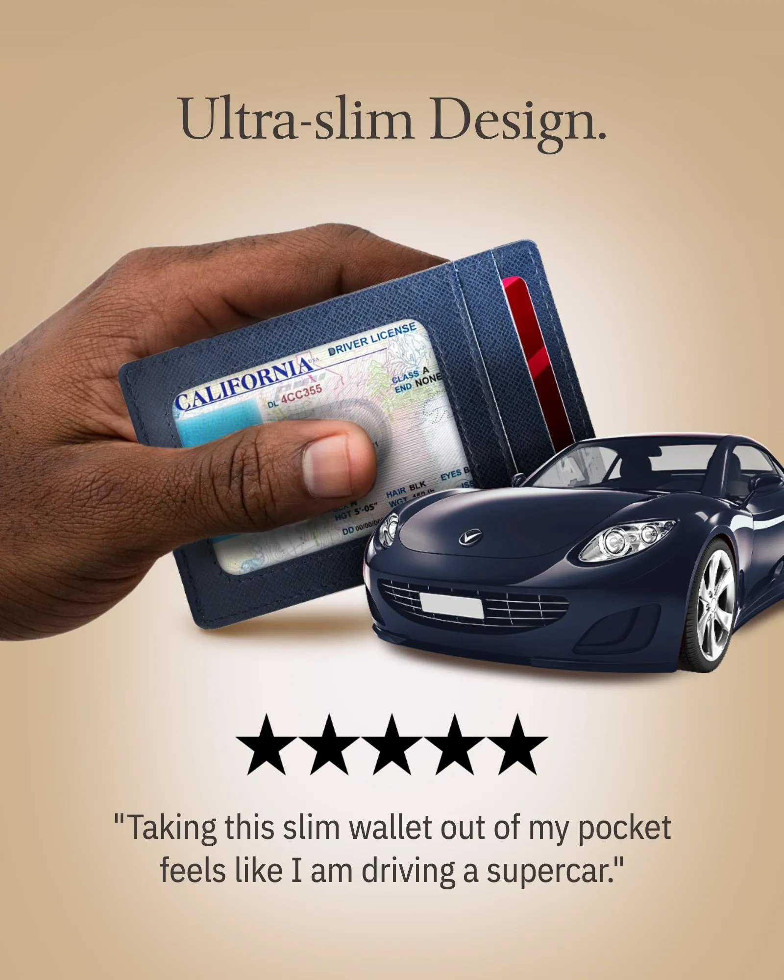 Slim RFID Leather Cardholder - Image 60