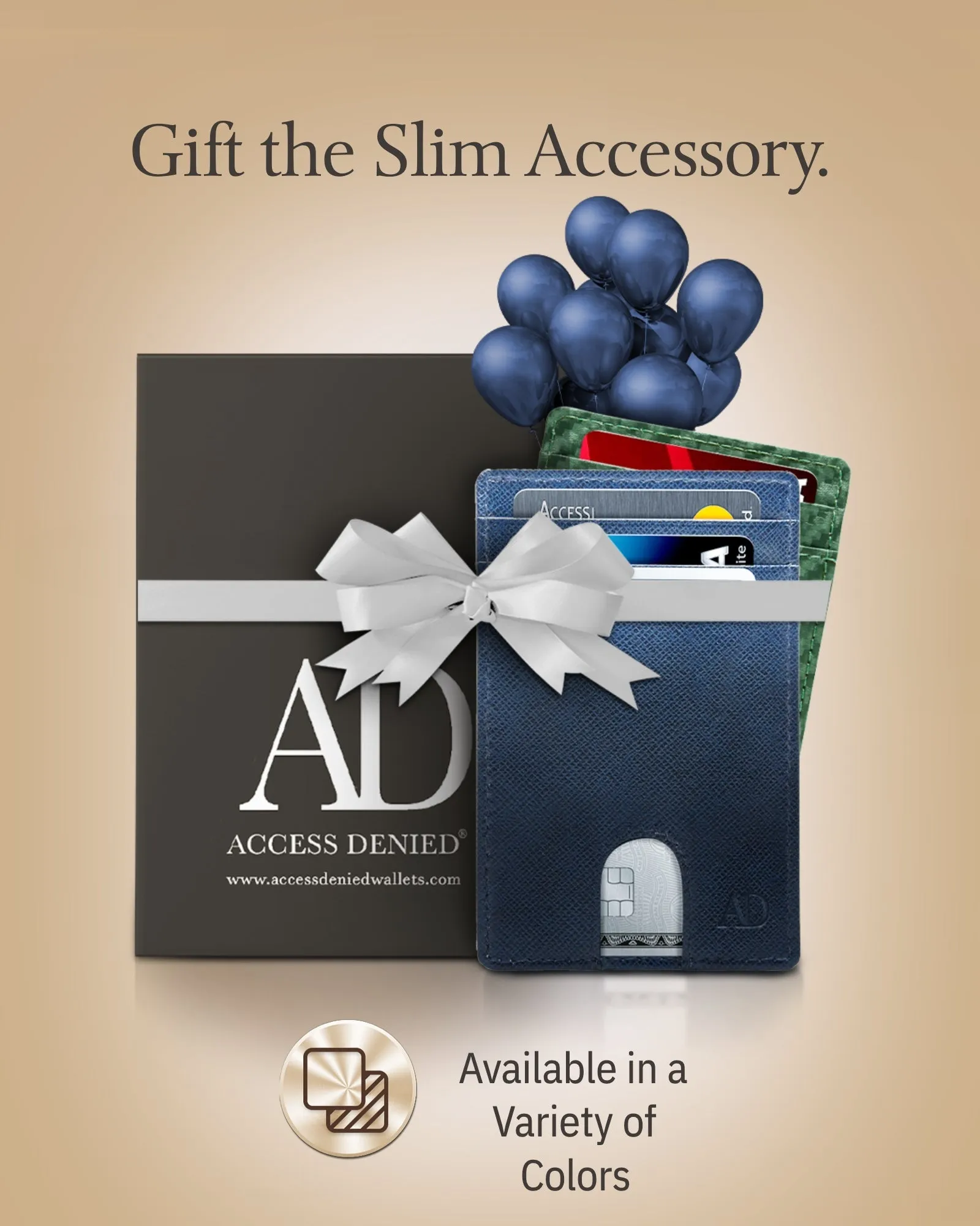 Slim RFID Leather Cardholder - Image 65