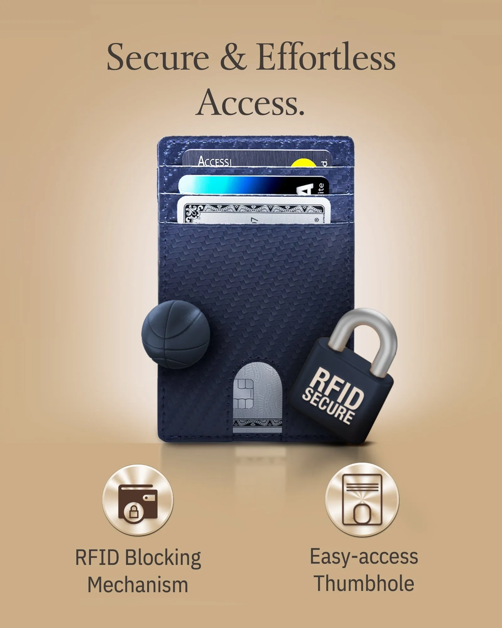 Slim RFID Leather Cardholder - Image 70