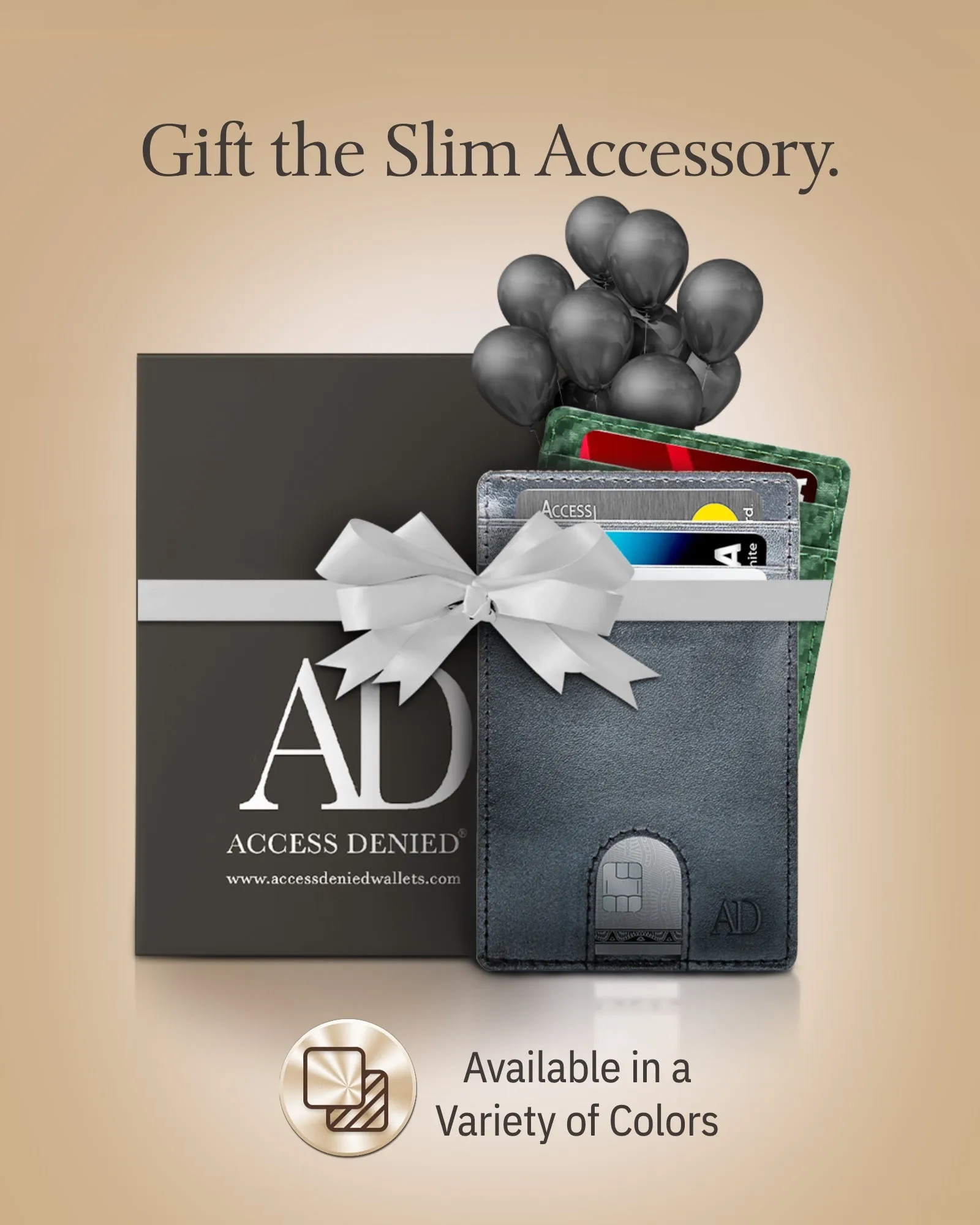 Slim RFID Leather Cardholder - Image 75