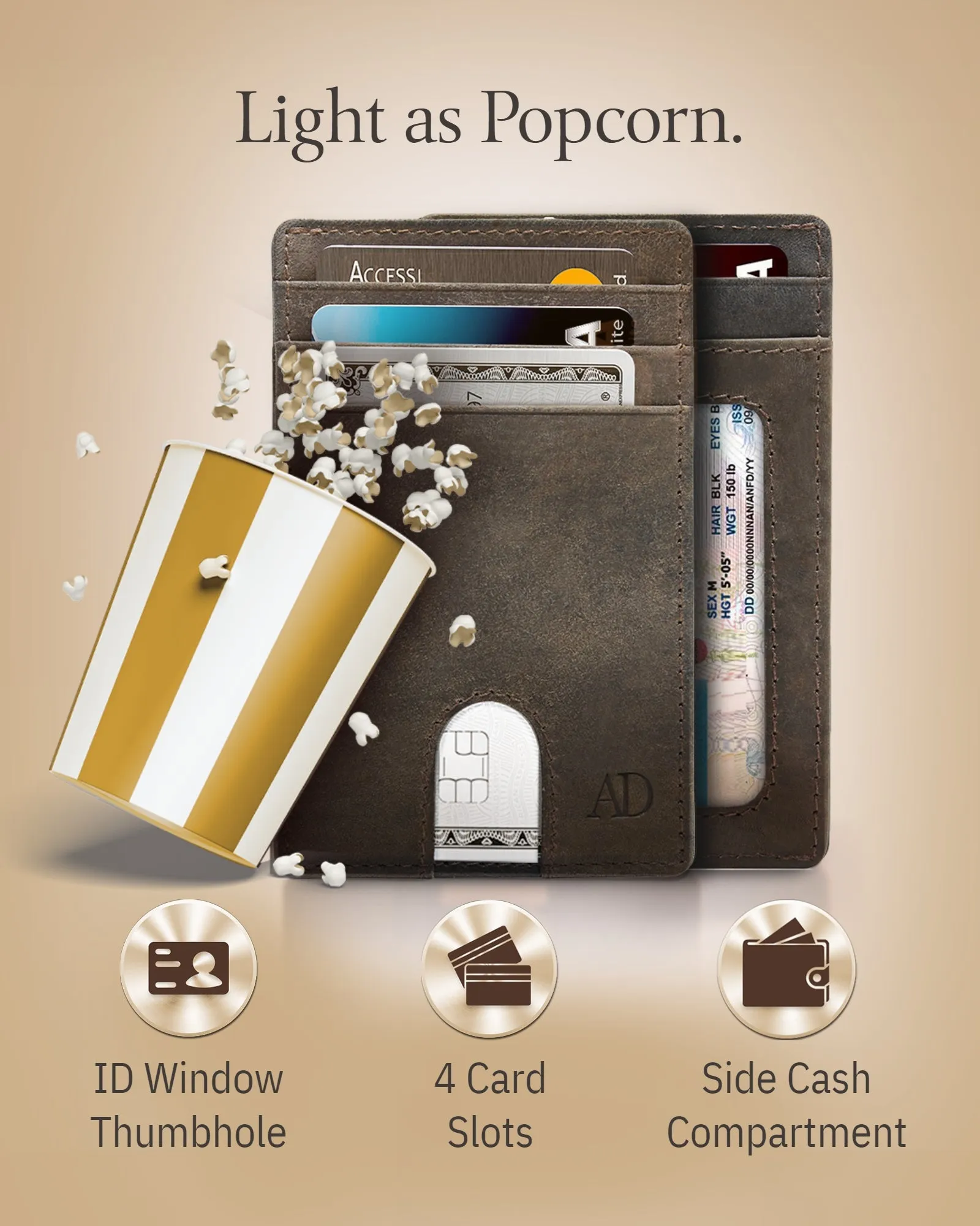 Slim RFID Leather Cardholder - Image 79