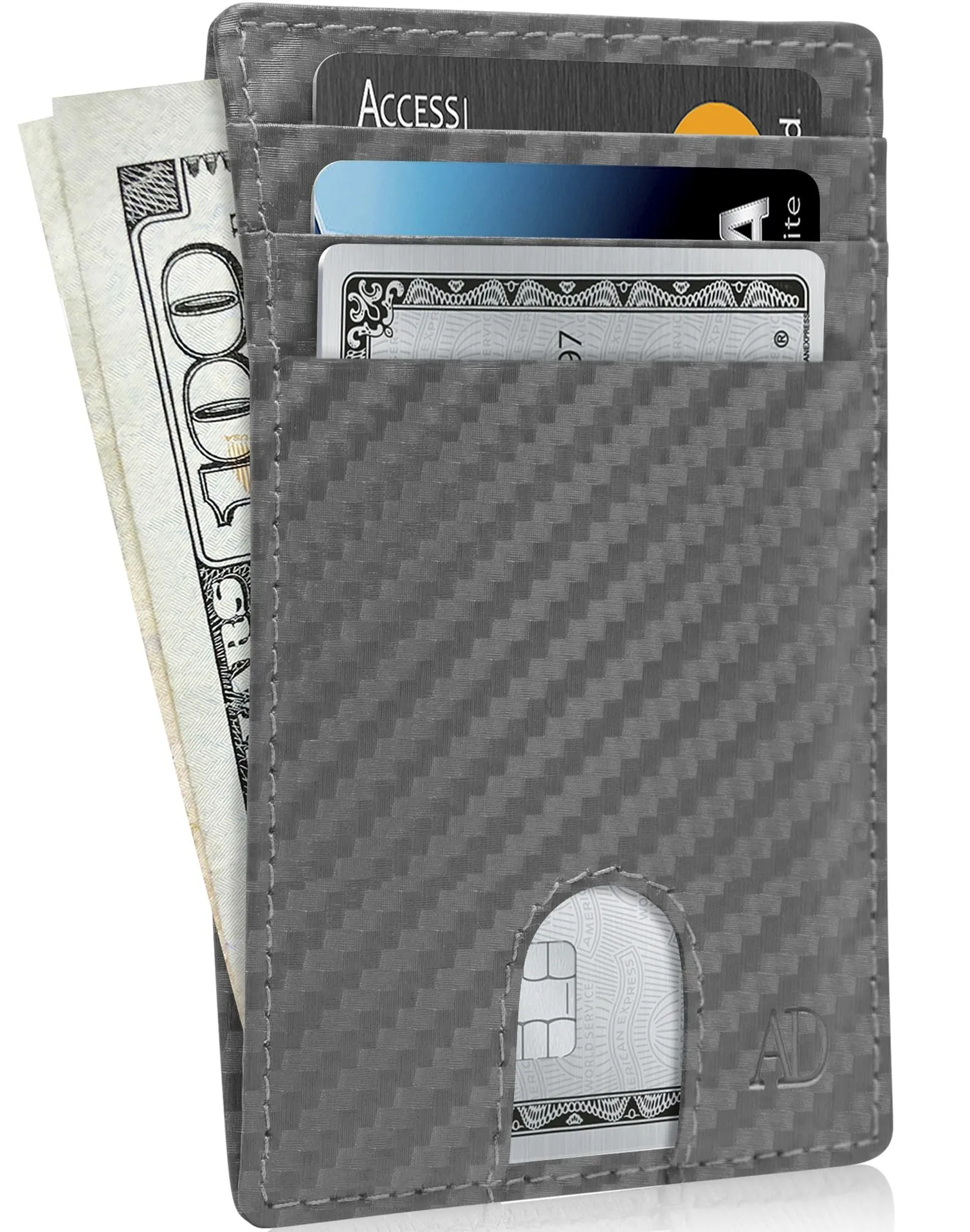 Slim RFID Leather Cardholder - Image 85