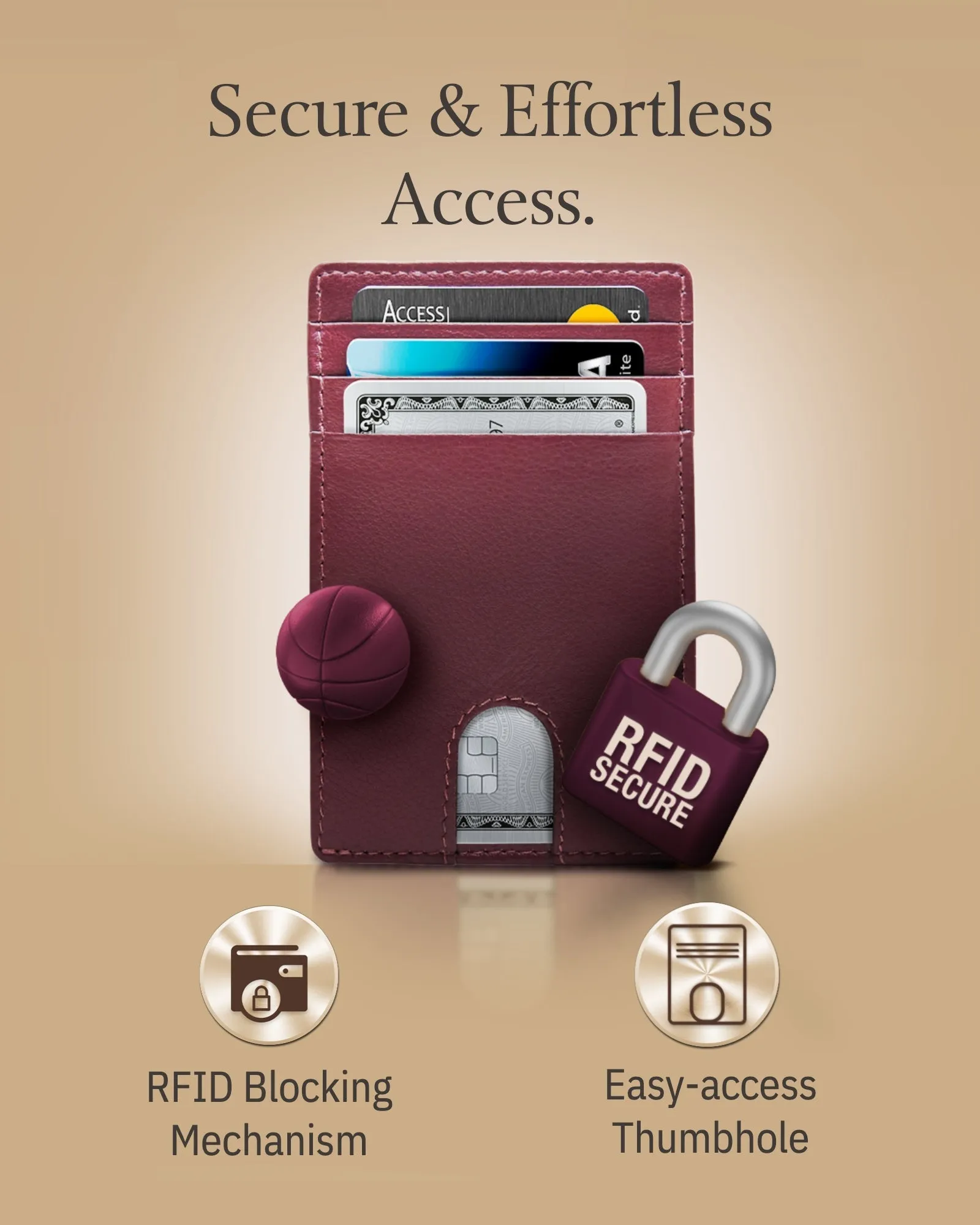 Slim RFID Leather Cardholder - Image 87