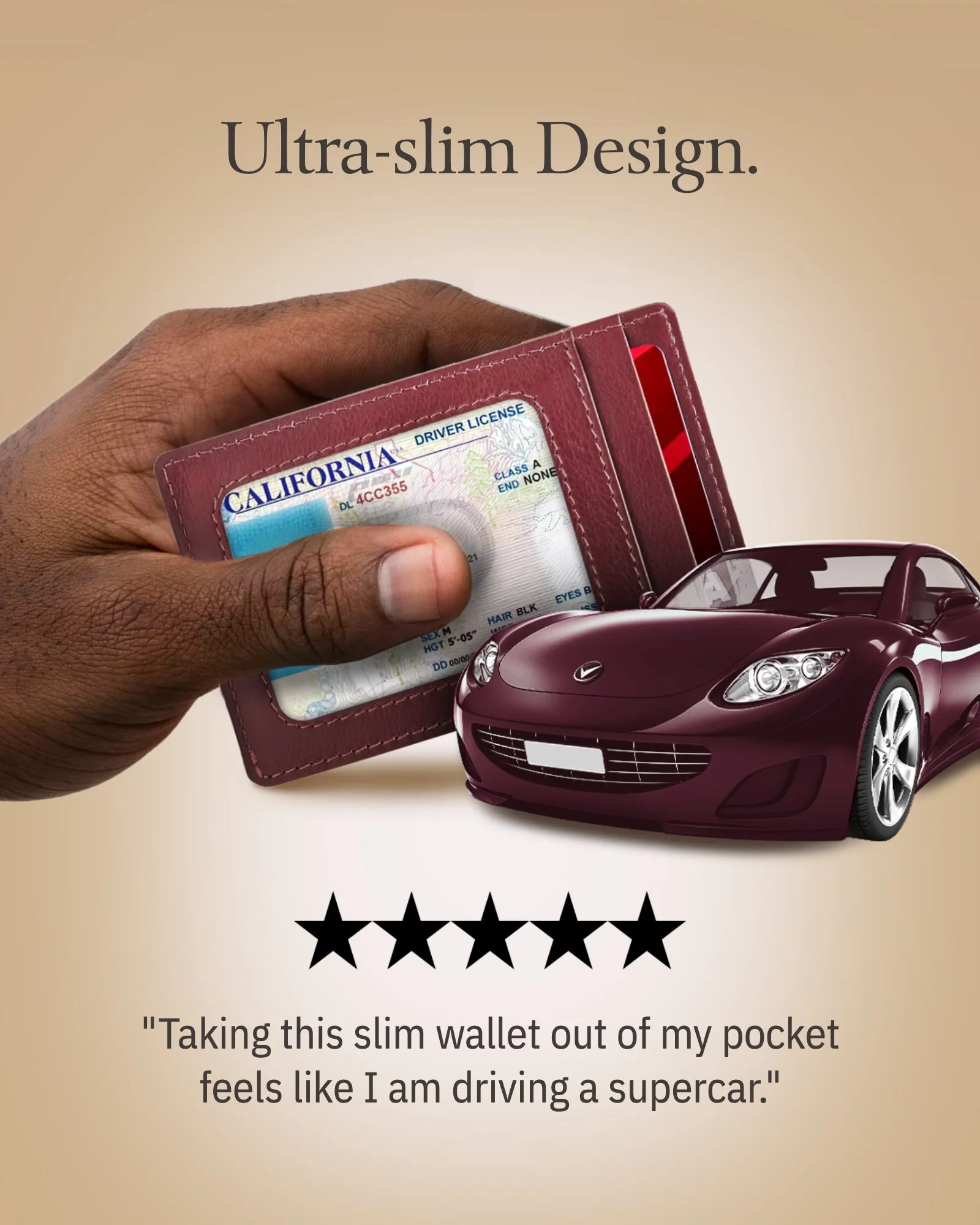 Slim RFID Leather Cardholder - Image 88