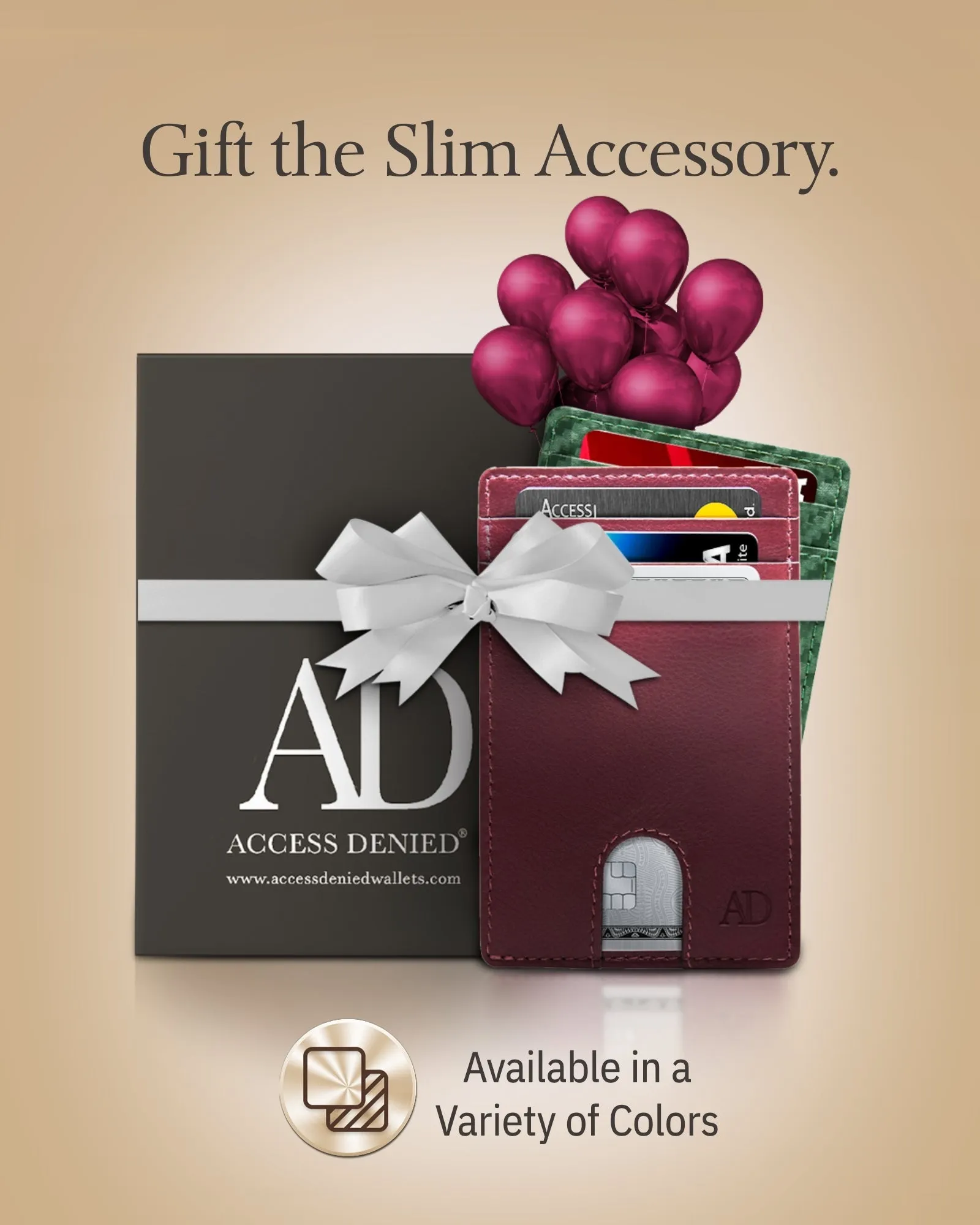 Slim RFID Leather Cardholder - Image 89