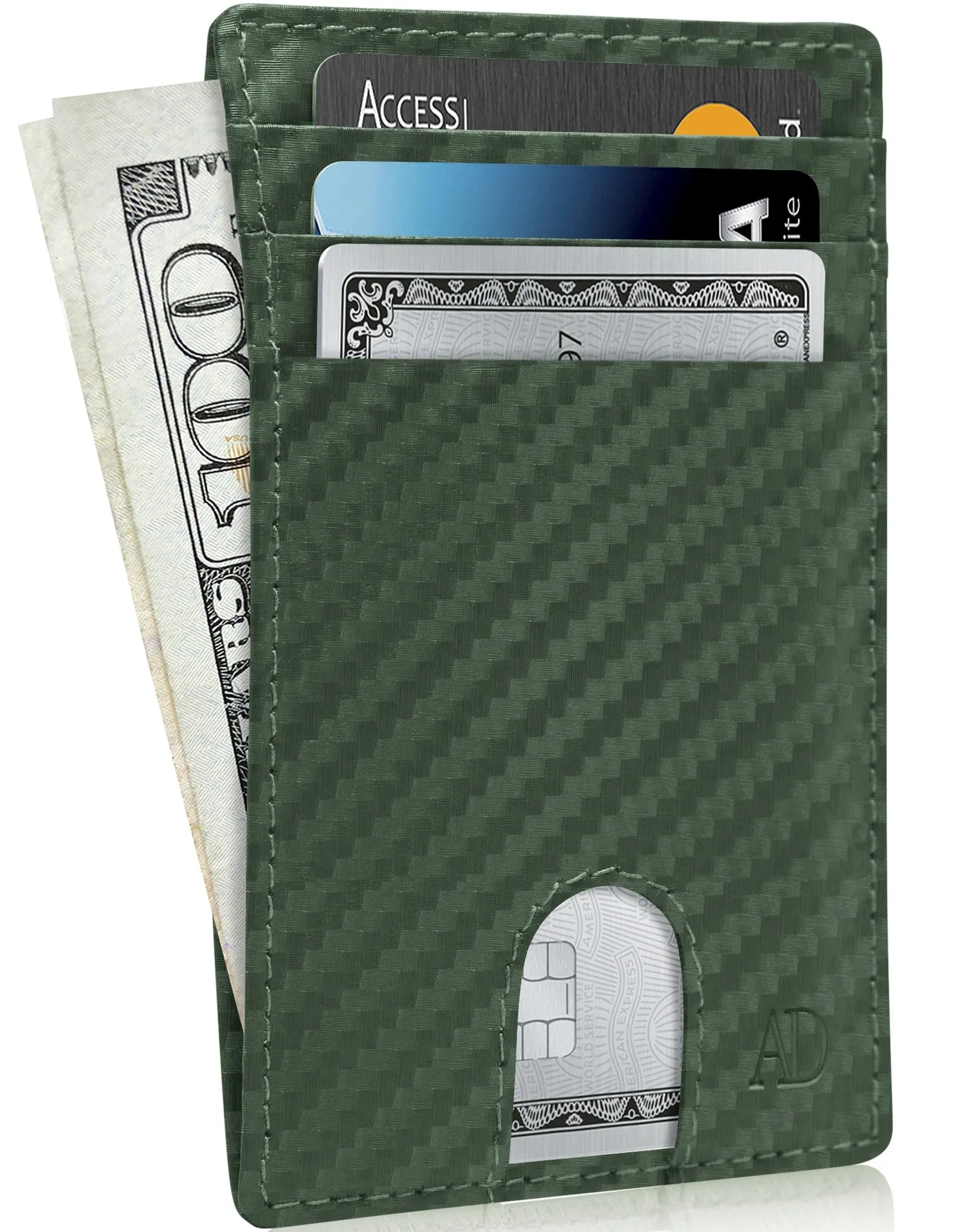 Slim RFID Leather Cardholder - Image 97