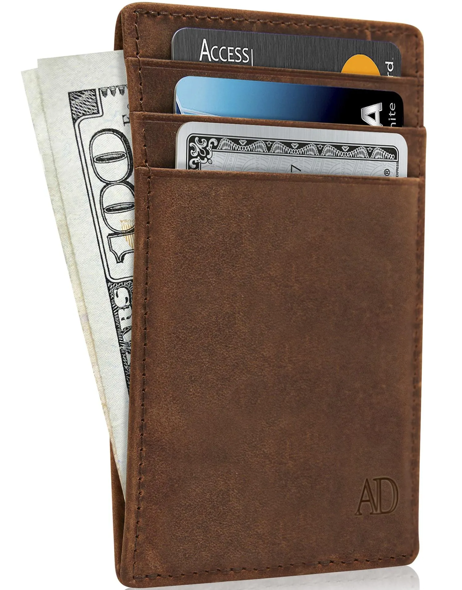 Leather RFID Minimalist Card Holder - Image 20