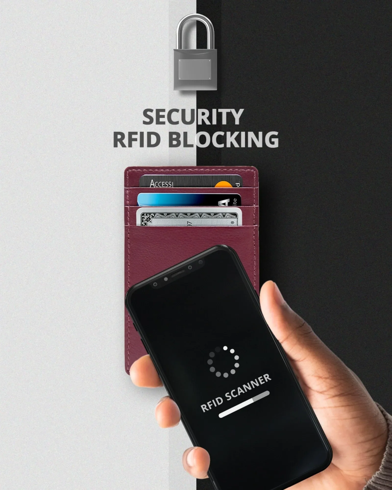 Leather RFID Minimalist Card Holder - Image 23