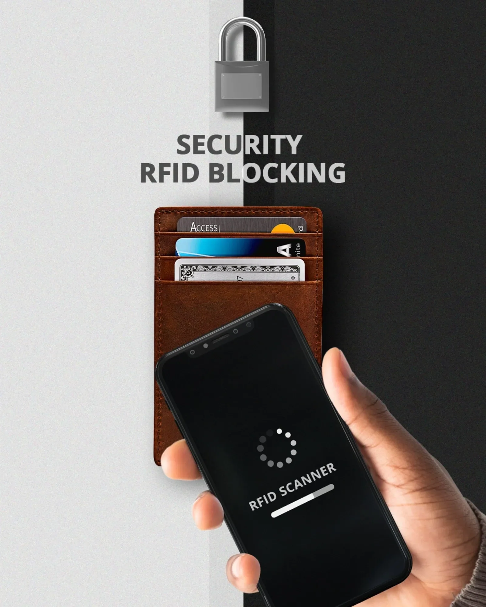 Leather RFID Minimalist Card Holder - Image 25
