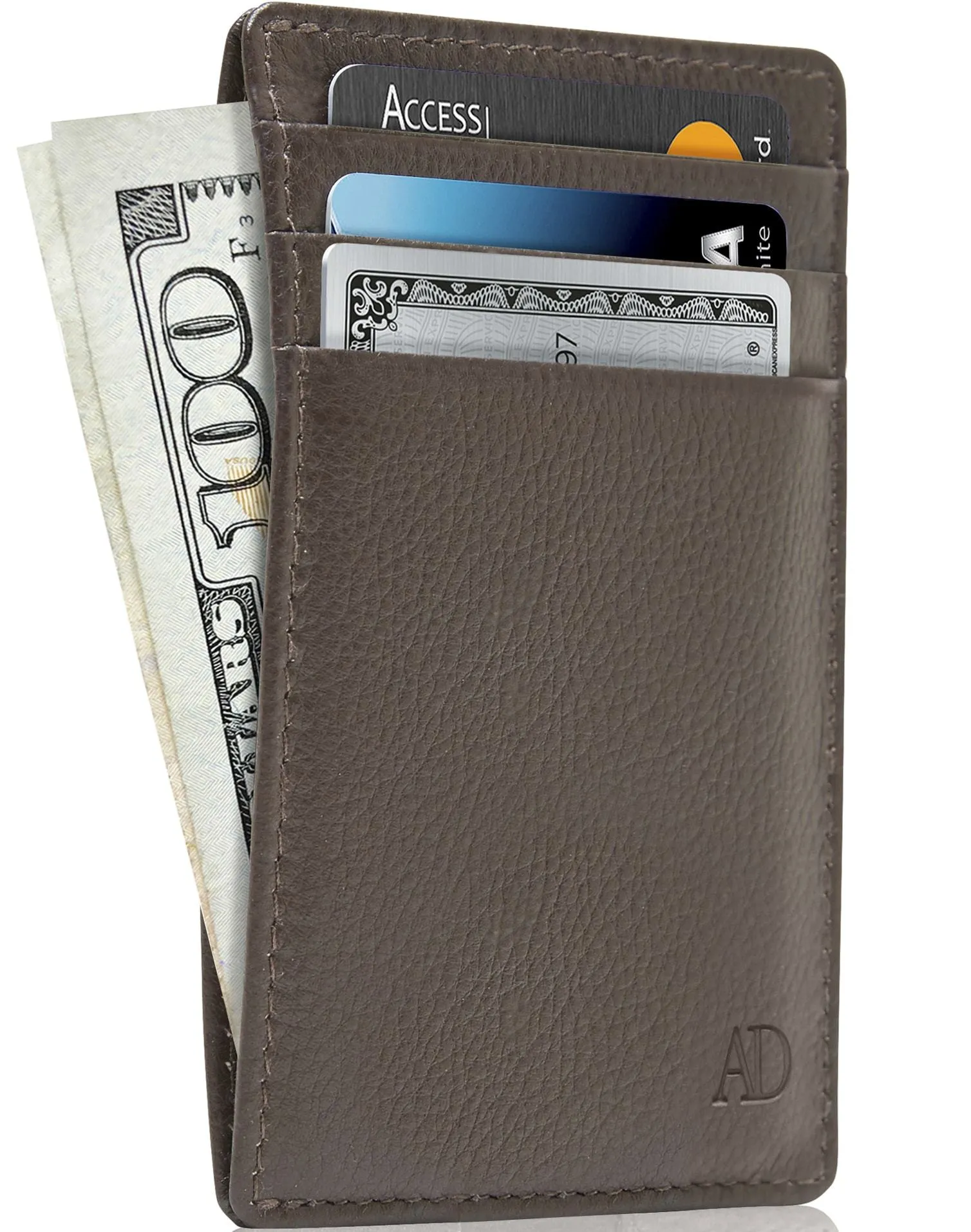 Leather RFID Minimalist Card Holder - Image 28