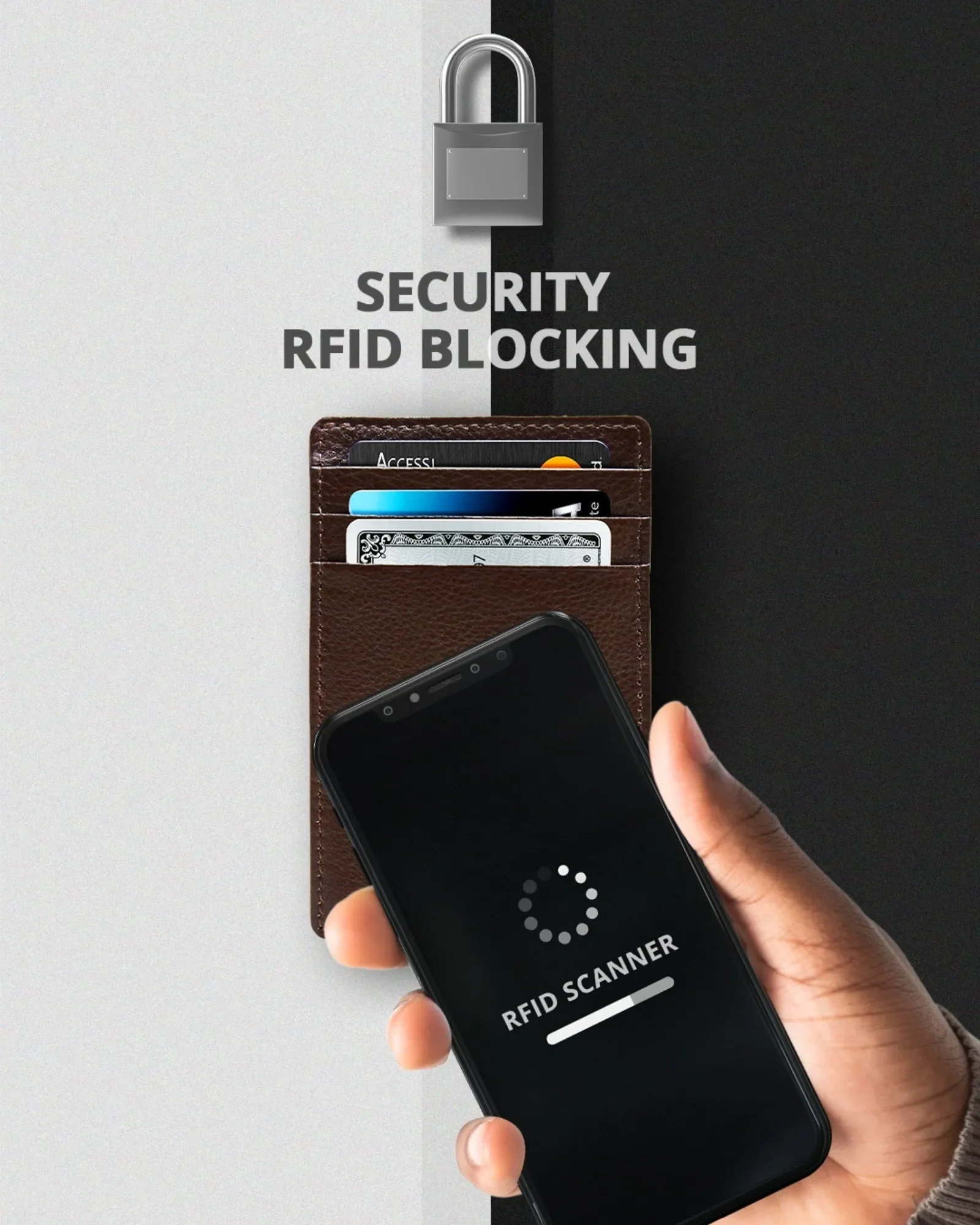 Leather RFID Minimalist Card Holder - Image 34