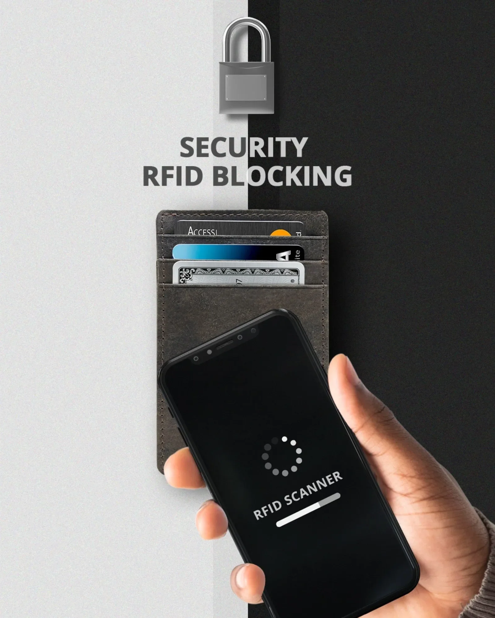 Leather RFID Minimalist Card Holder - Image 42