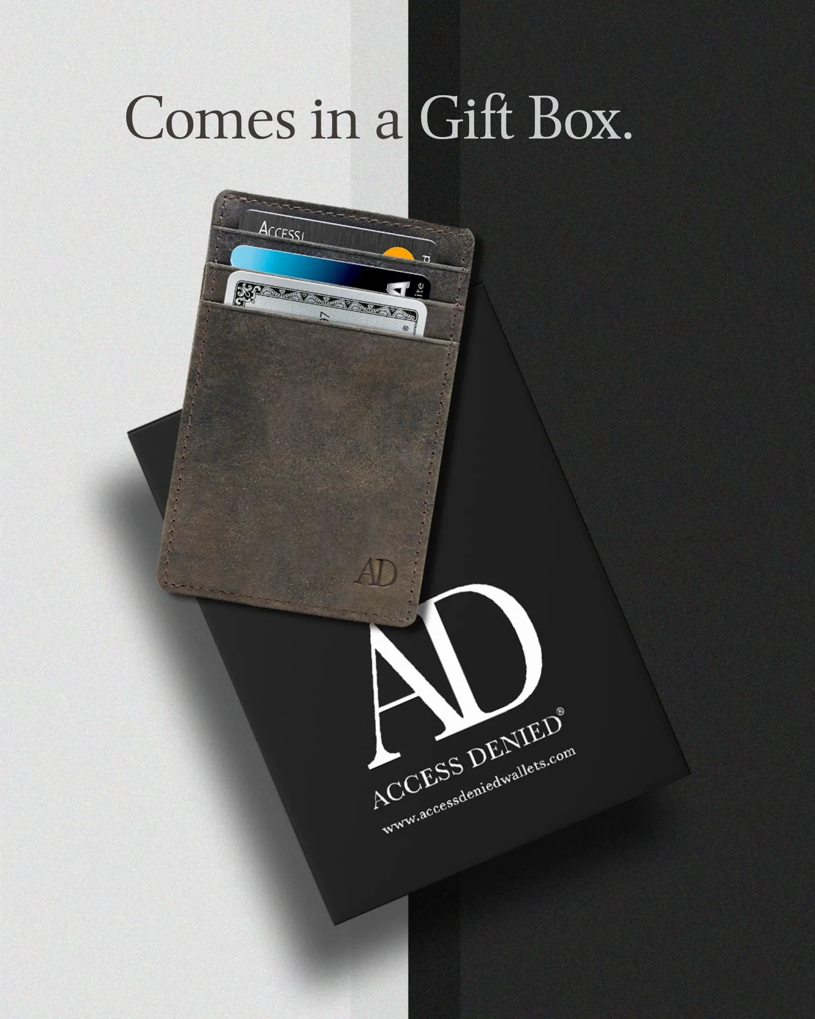 Leather RFID Minimalist Card Holder - Image 44