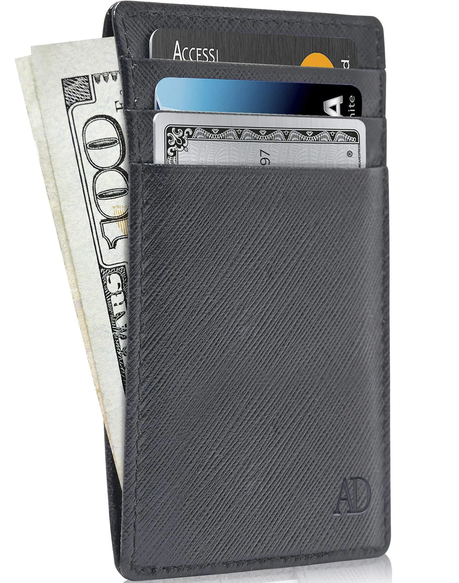 Leather RFID Minimalist Card Holder - Image 45