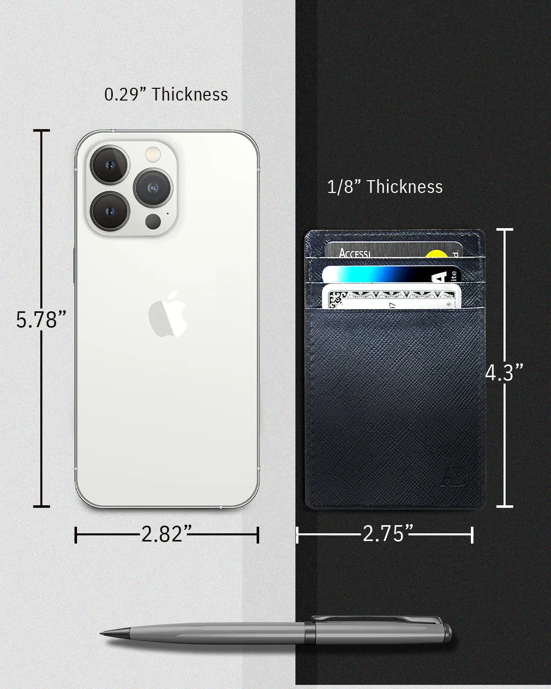 Leather RFID Minimalist Card Holder - Image 50