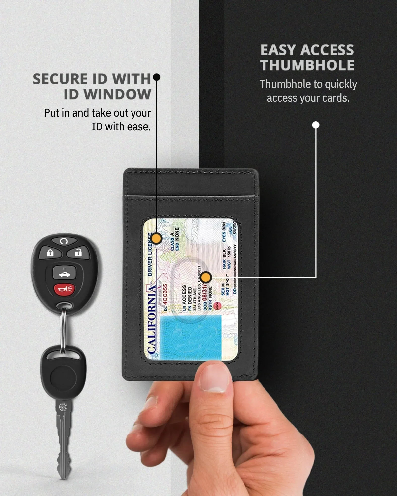 Leather RFID Minimalist Card Holder - Image 55