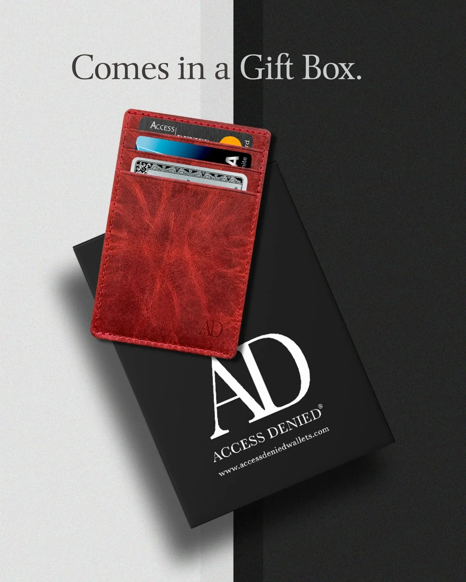 Leather RFID Minimalist Card Holder - Image 6