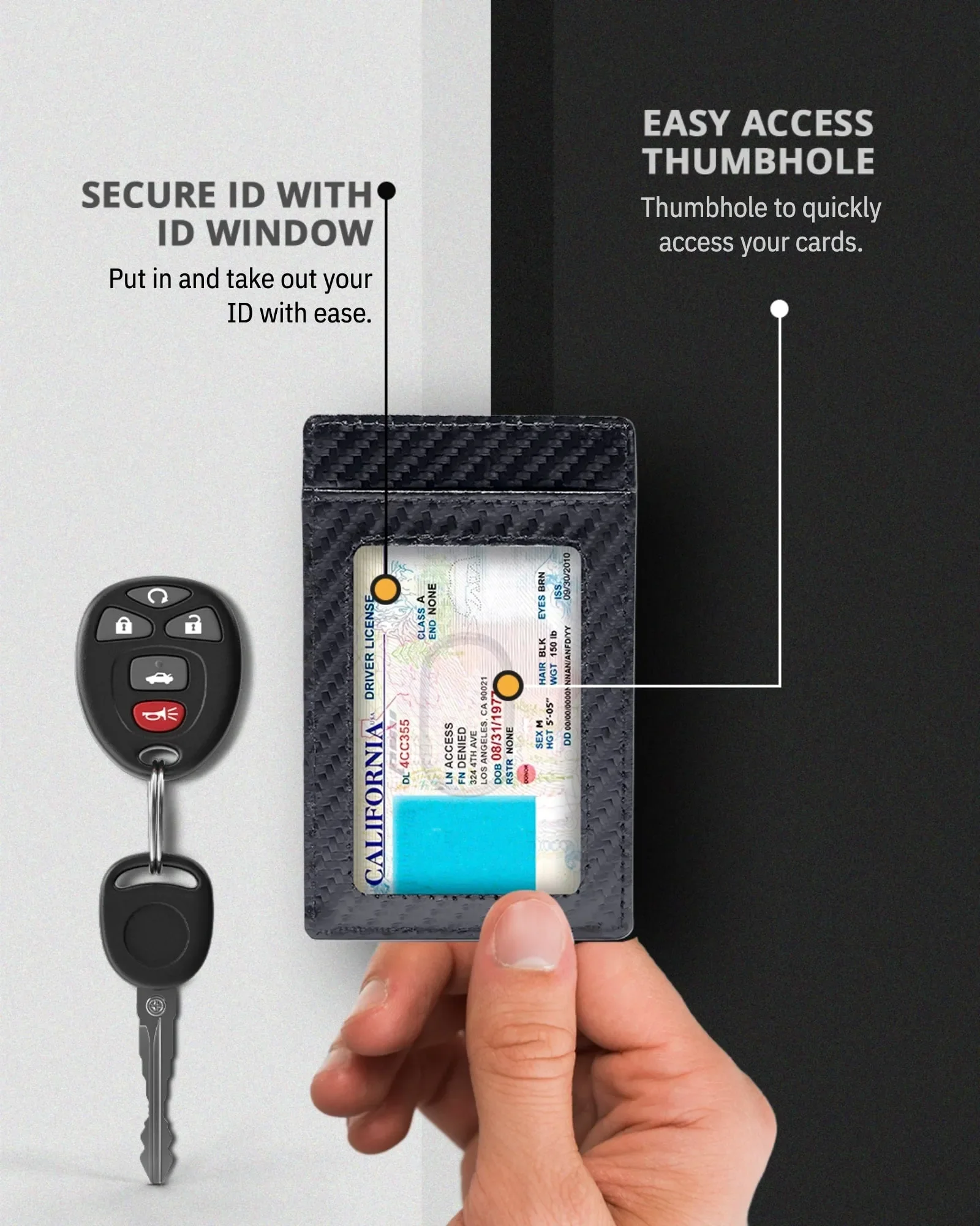 Leather RFID Minimalist Card Holder - Image 60