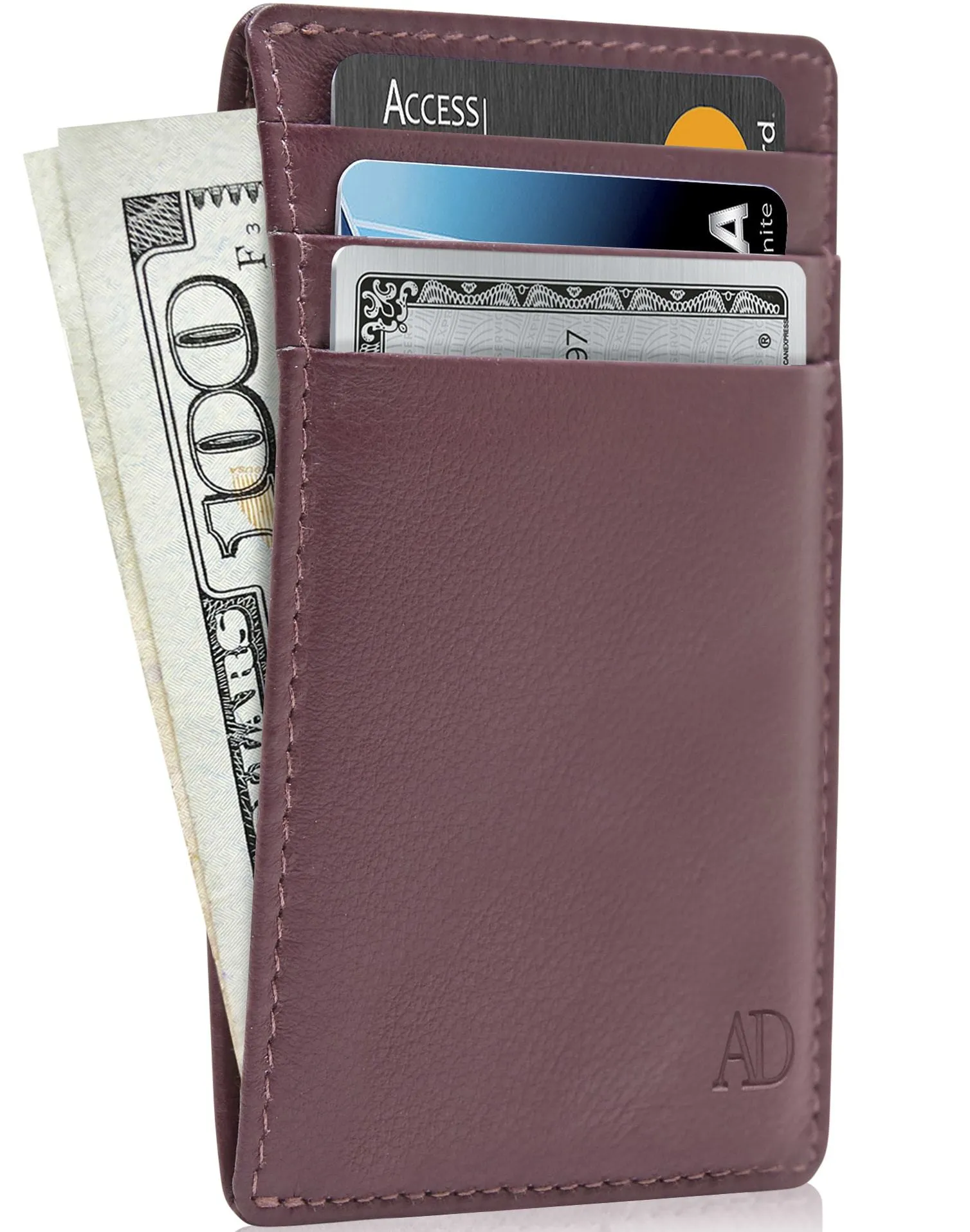 Leather RFID Minimalist Card Holder - Image 64