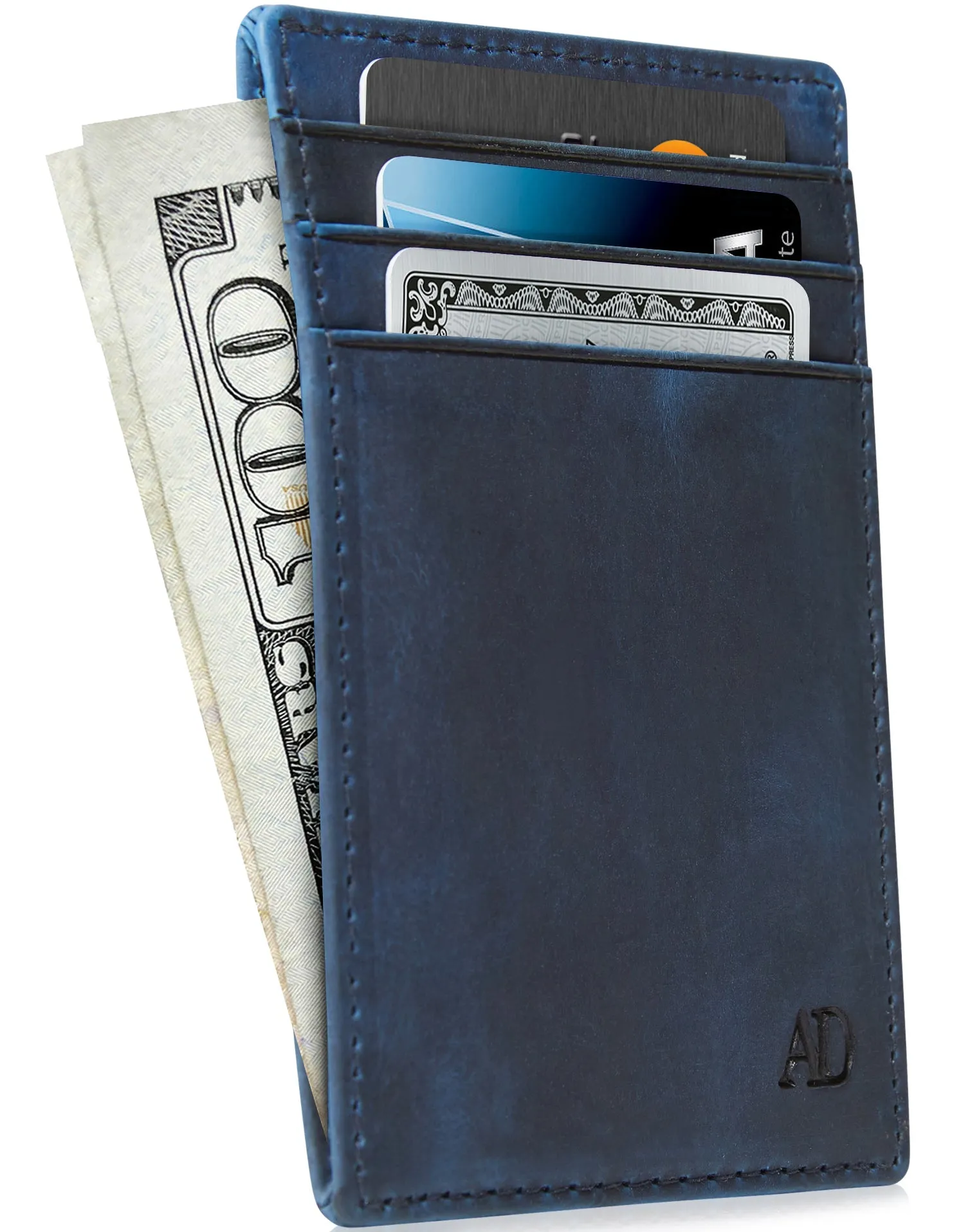Leather RFID Minimalist Card Holder - Image 67