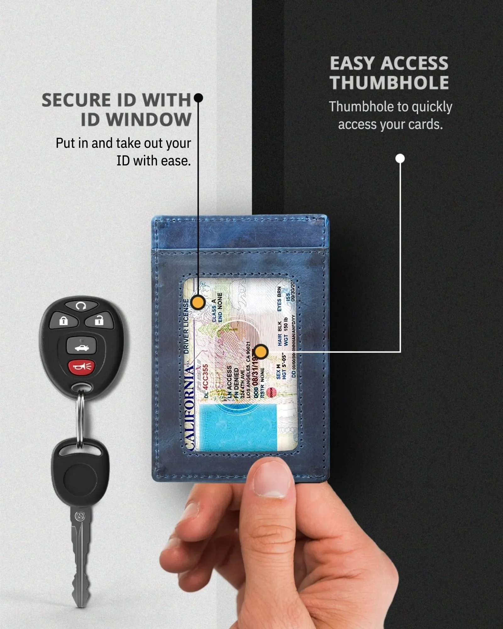 Leather RFID Minimalist Card Holder - Image 70