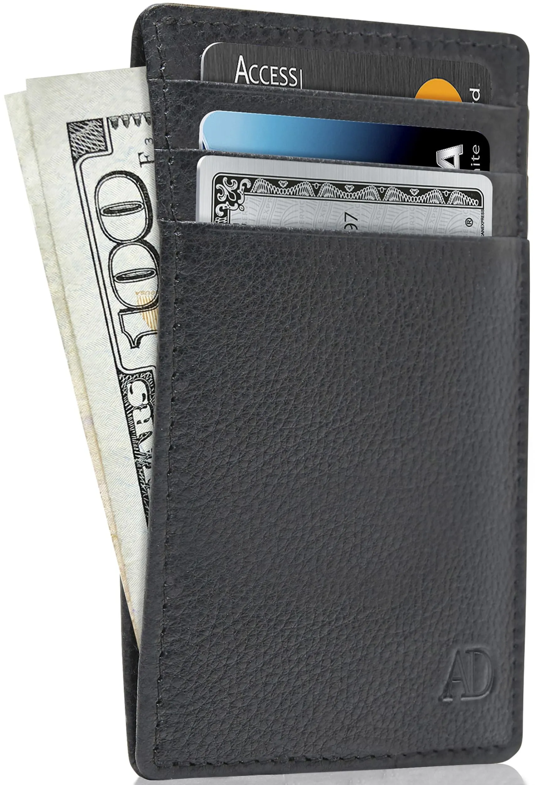Leather RFID Minimalist Card Holder - Image 8