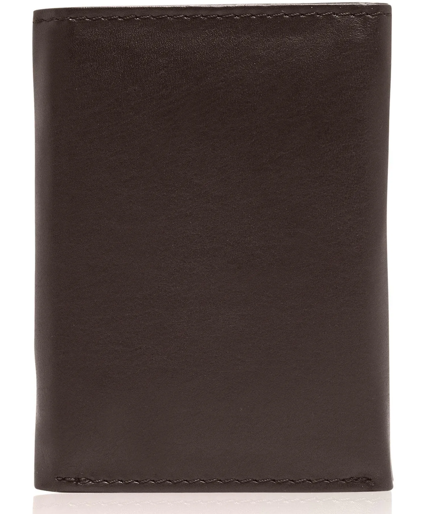 Leather Trifold Wallet with ID Window - Image 19
