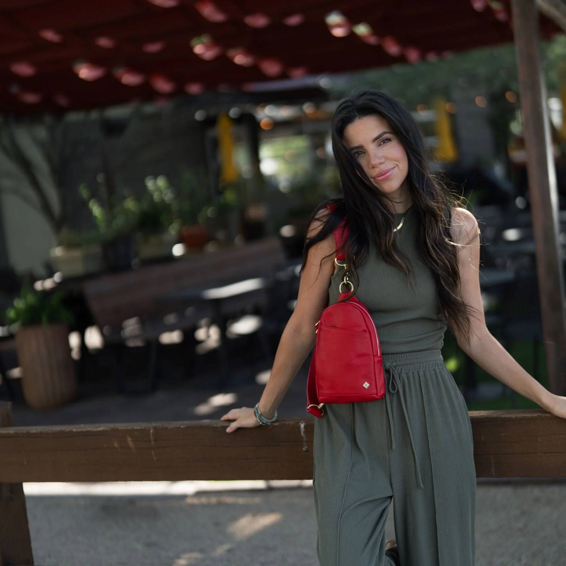 Stylish Leather Sling Bag for Women - Image 2