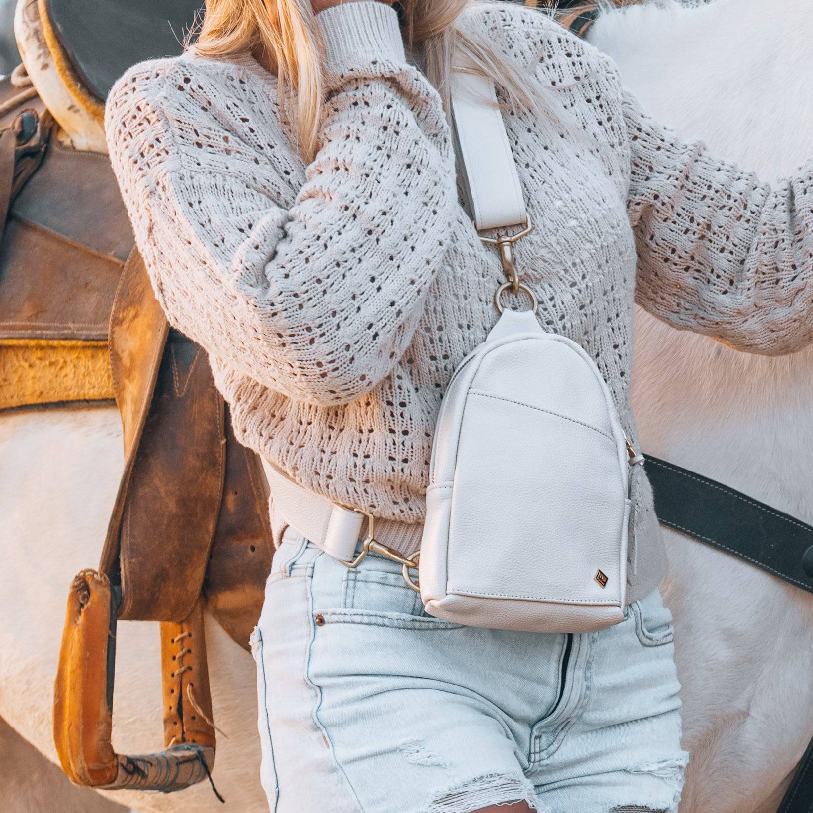 Stylish Leather Sling Bag for Women - Image 9