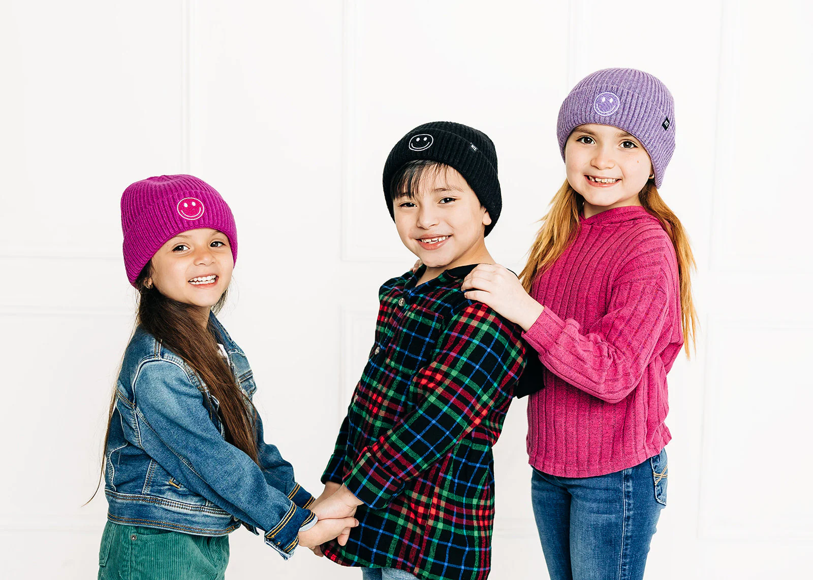 Cozy Smiley Face Knit Beanie - Image 28