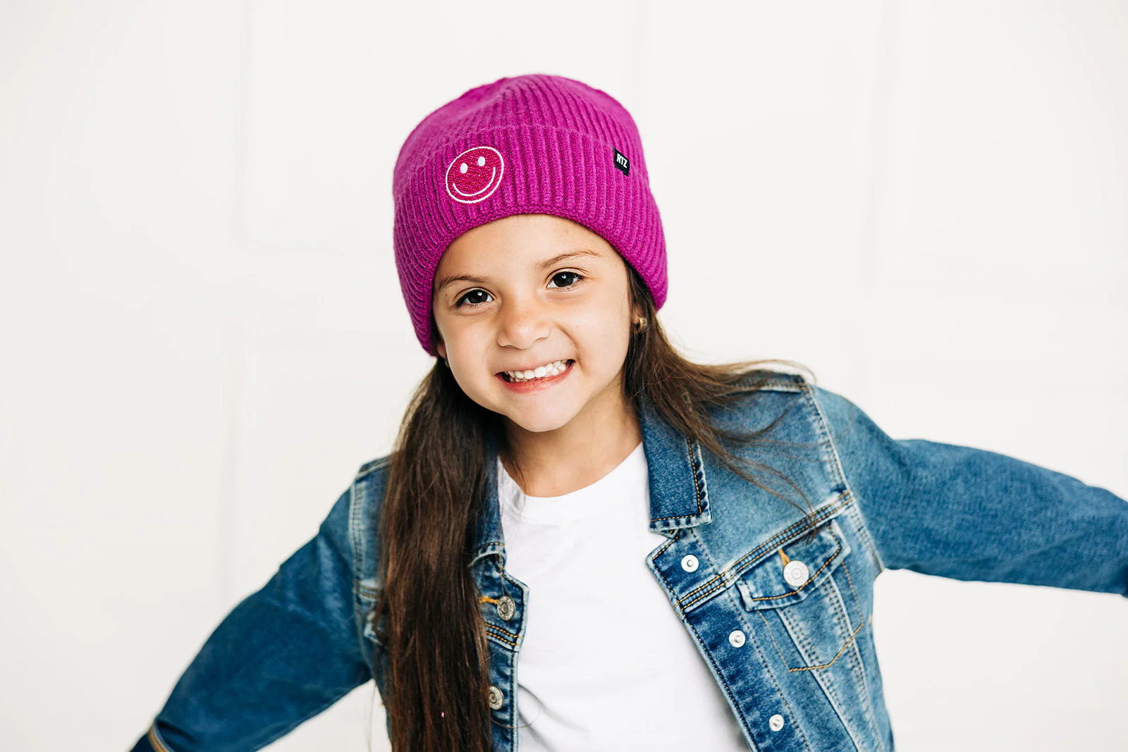 Cozy Smiley Face Knit Beanie - Image 29