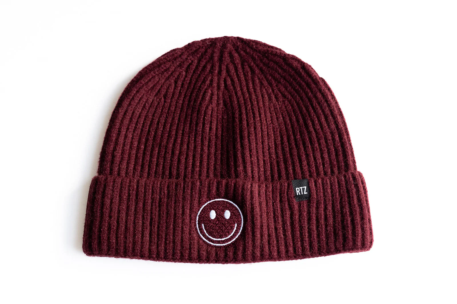 Cozy Smiley Face Knit Beanie - Image 3