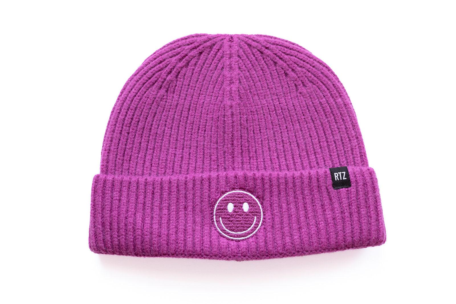Cozy Smiley Face Knit Beanie - Image 31