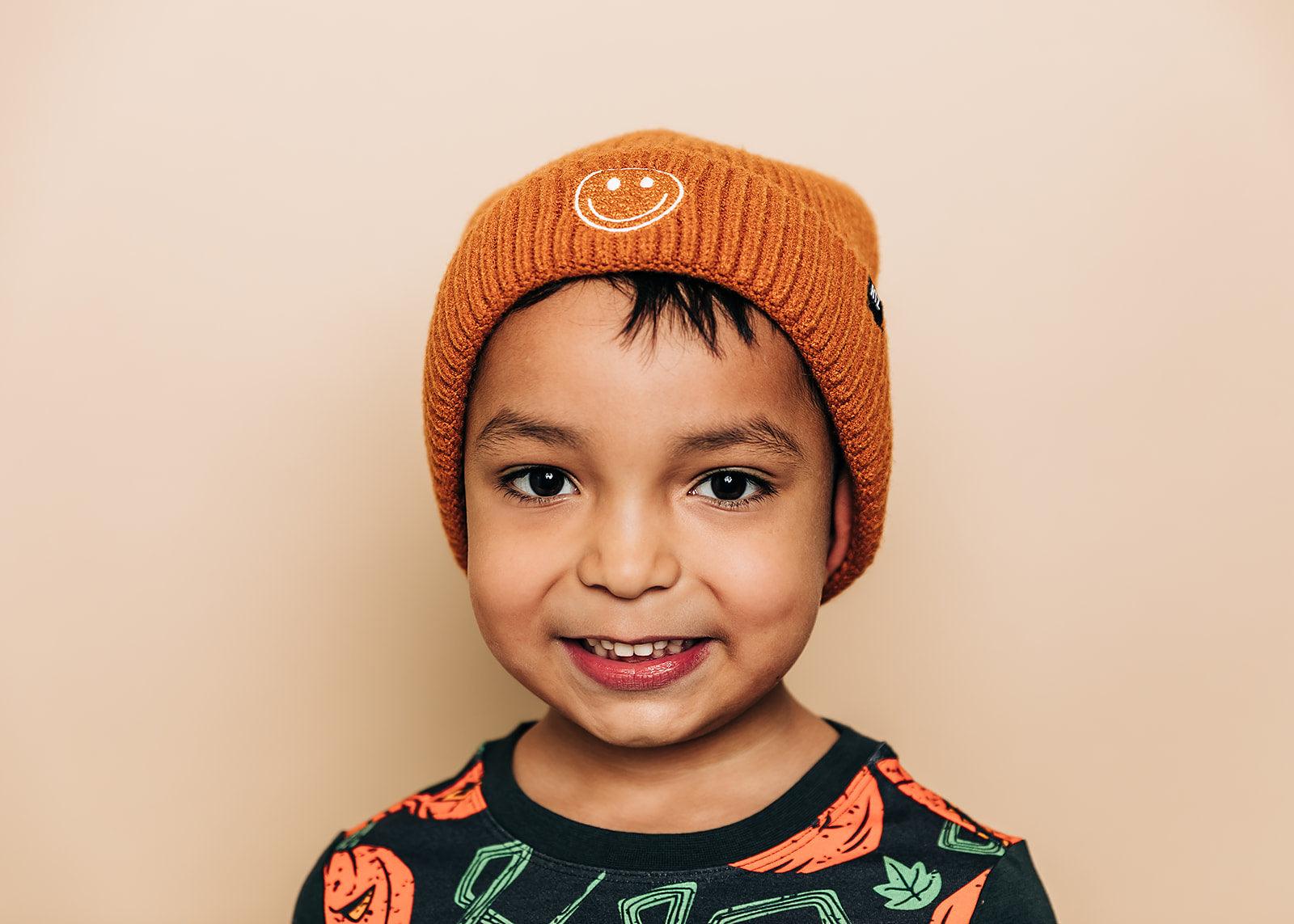 Cozy Smiley Face Knit Beanie - Image 33