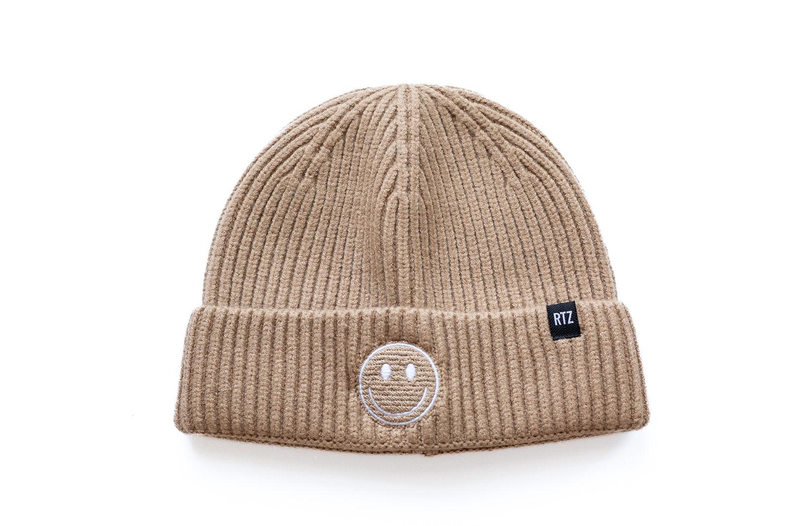 Cozy Smiley Face Knit Beanie - Image 34