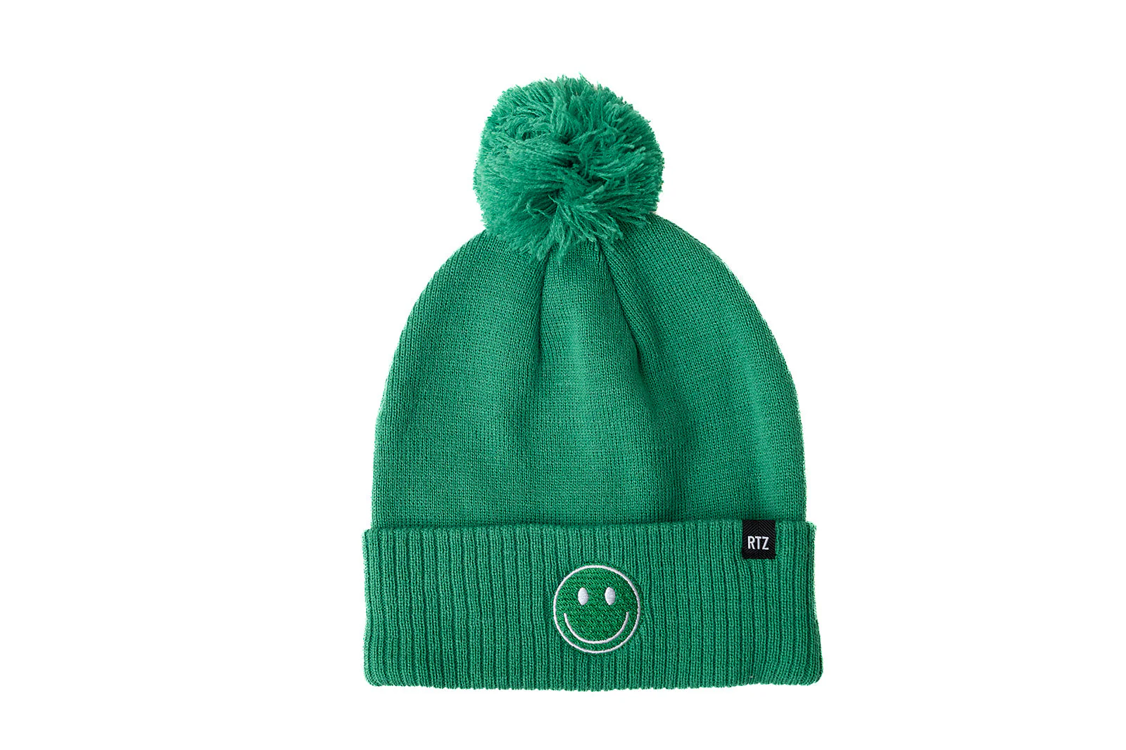 Smiley Pom Pom Beanie Hat - Image 17