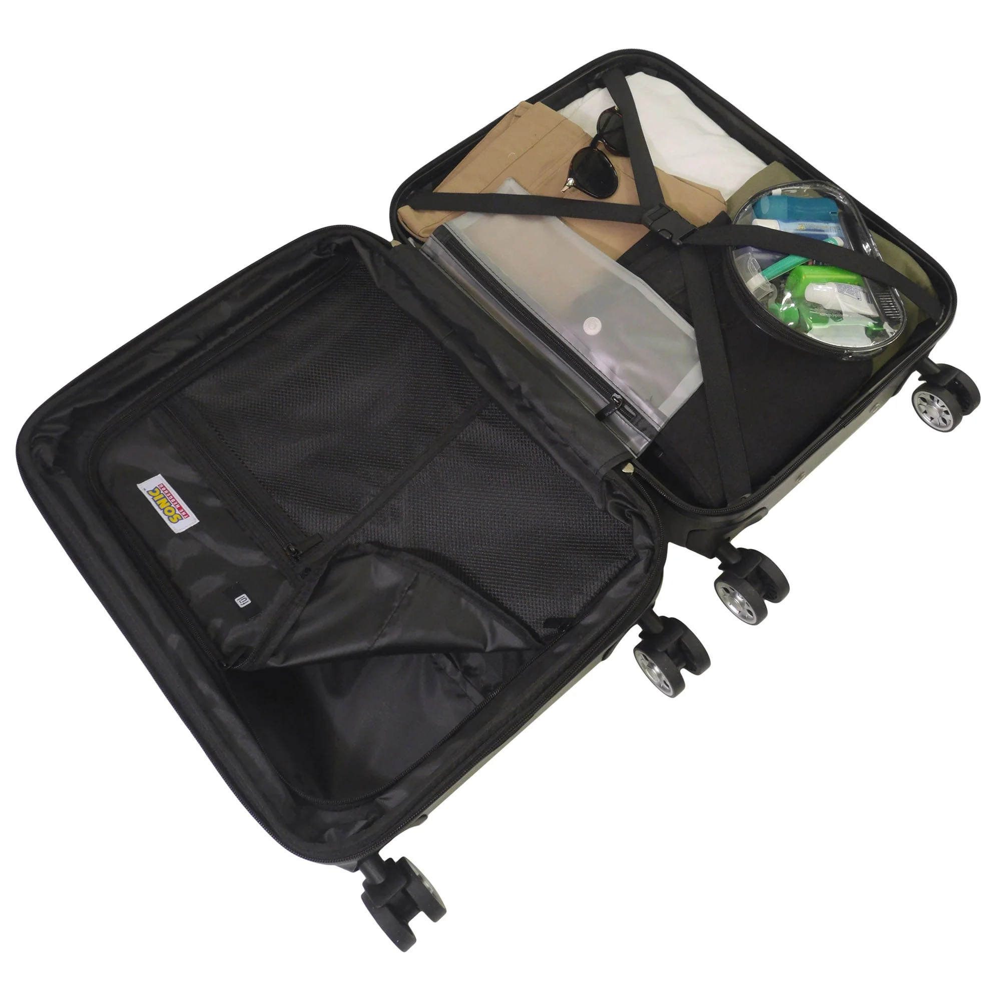 Sonic the Hedgehog Modern 21.5" Expandable Spinner Suitcase - Image 5