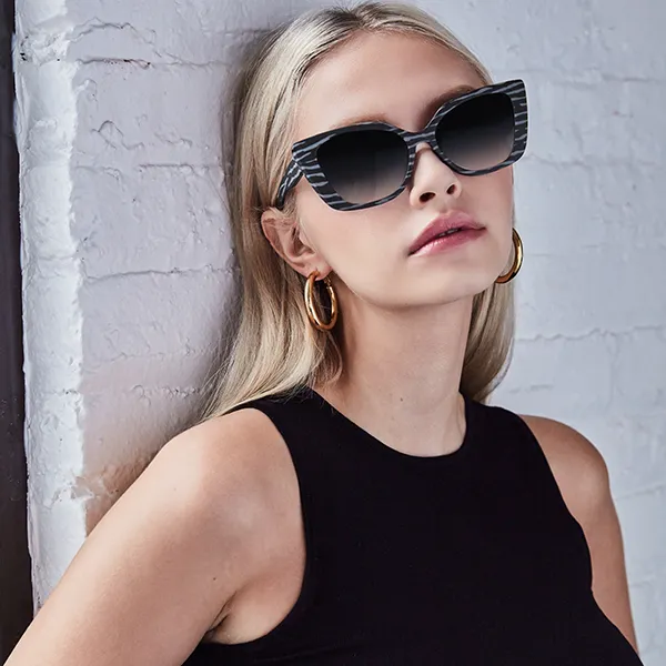 SOPHIA Sunglasses - Grey Zebra - Image 2