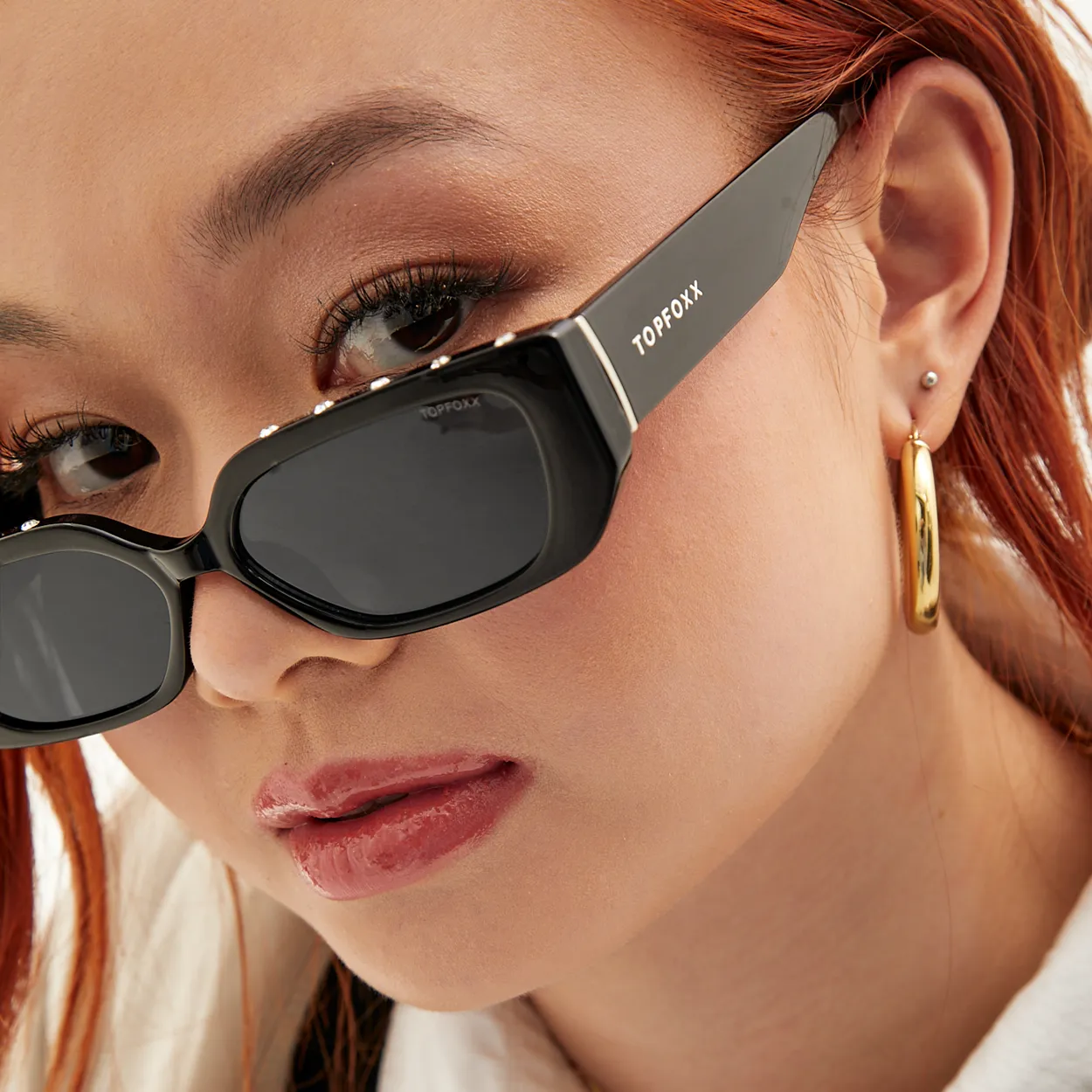 Sparkle In Your Eye Sunglasses - Black - Image 4