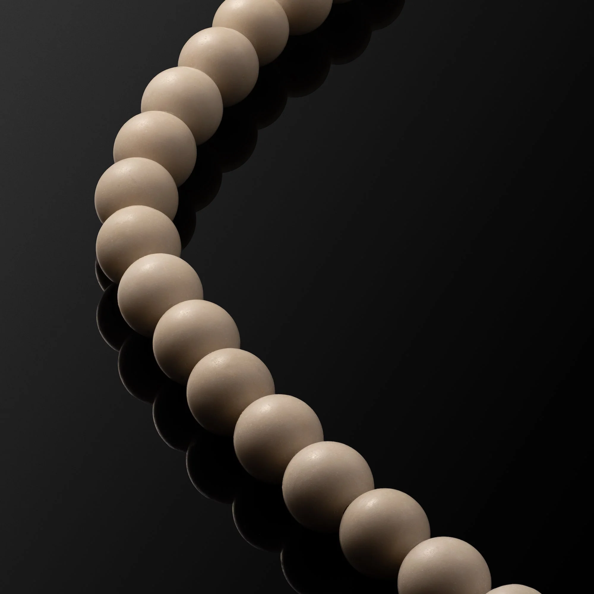 Spiritual Bead Set 8mm - Black Onyx & Riverstone - Image 6