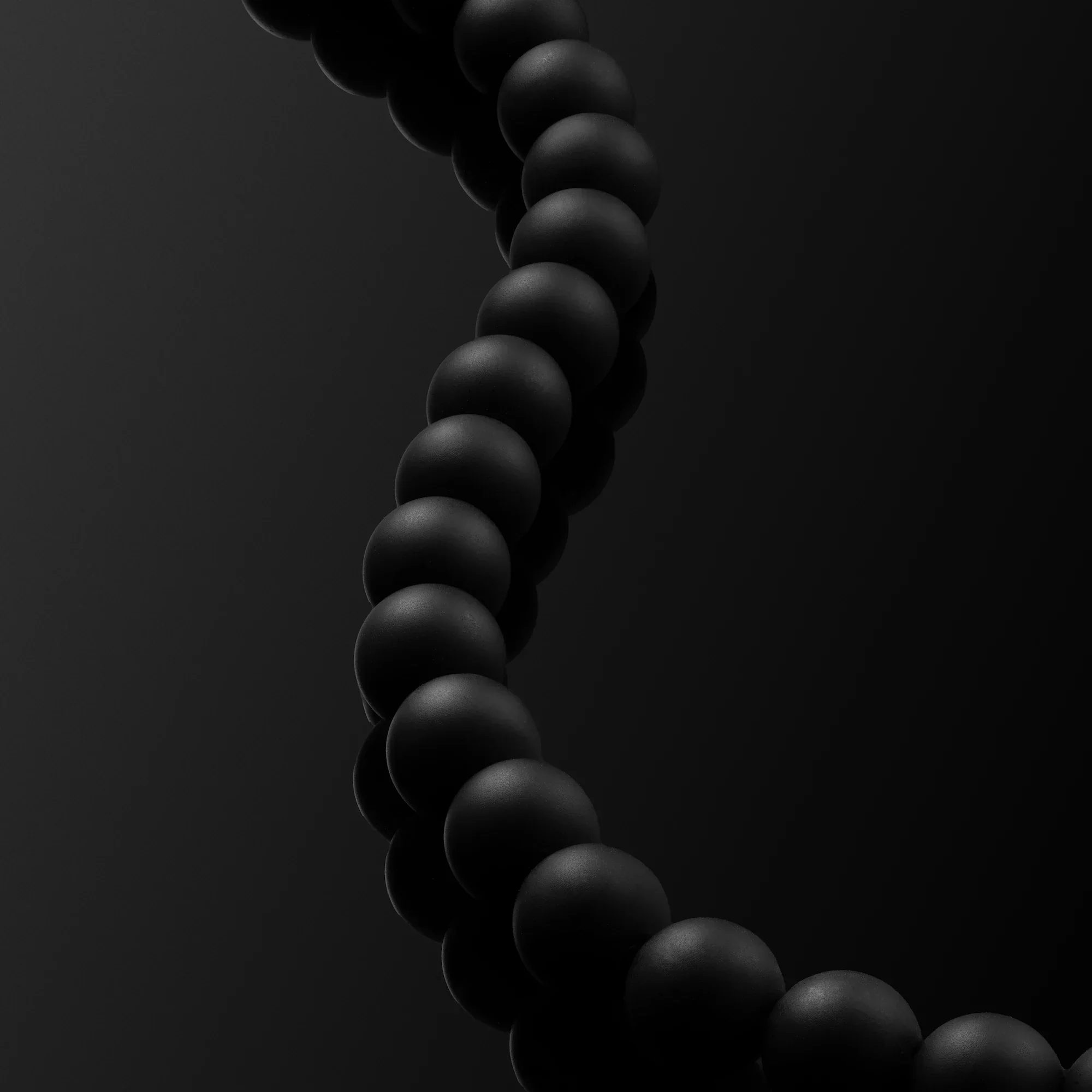 Spiritual Bead Set 8mm - Black Onyx & Riverstone - Image 9