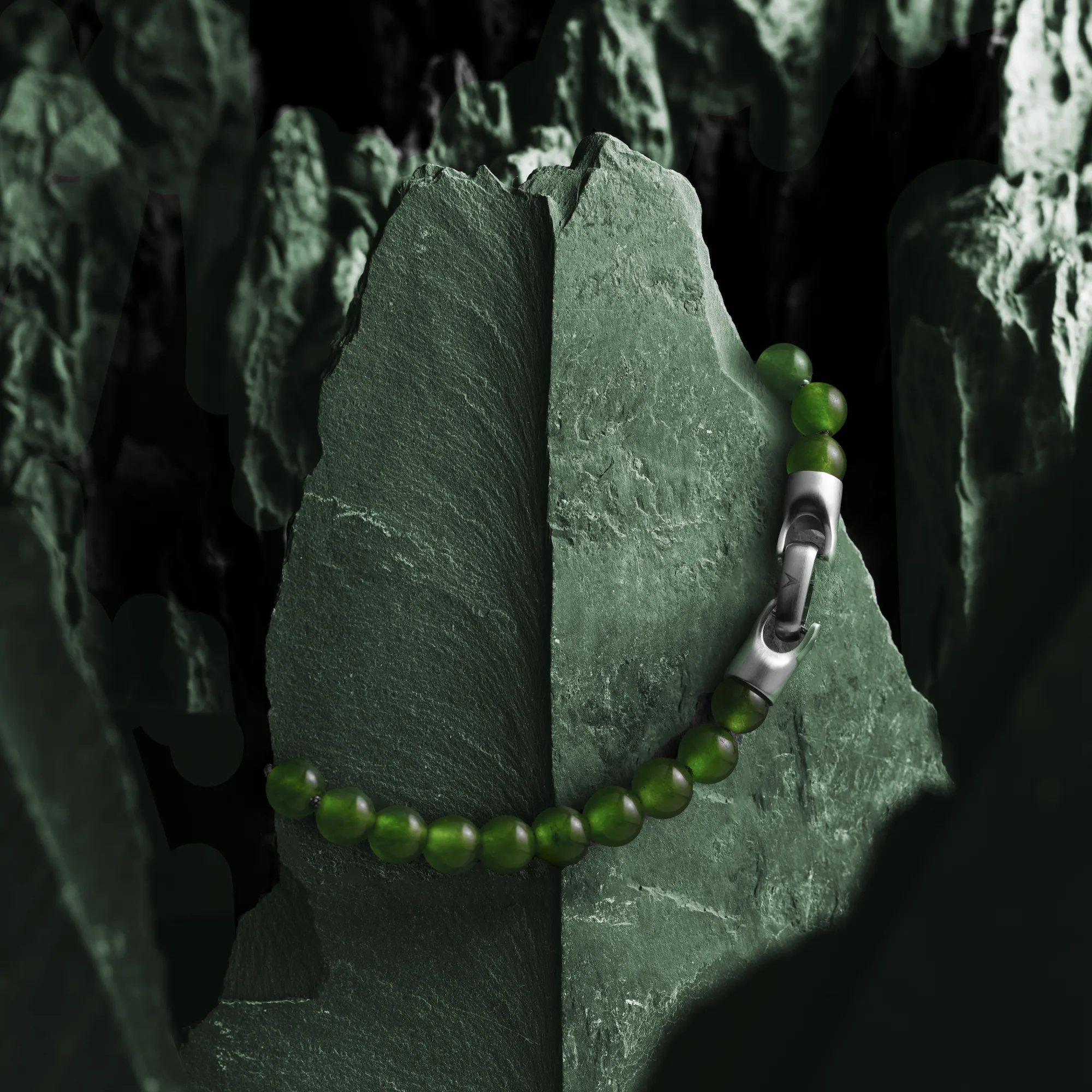 Spiritual Bead Set 8mm - Green & Black Onyx - Image 5